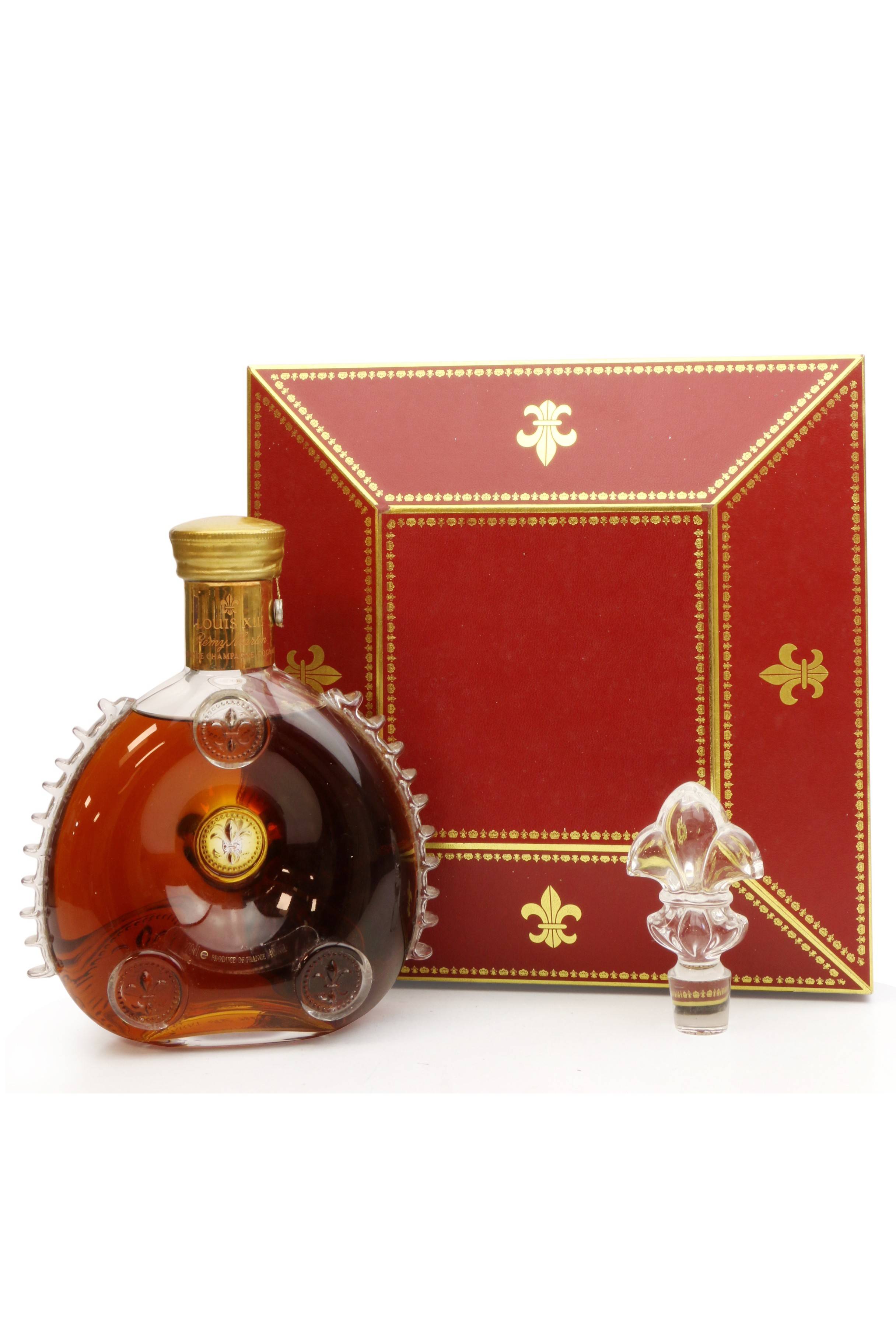 REMY MARTIN LOUIS Xiii Cognac Baccarat Crystal Decanter Bottle