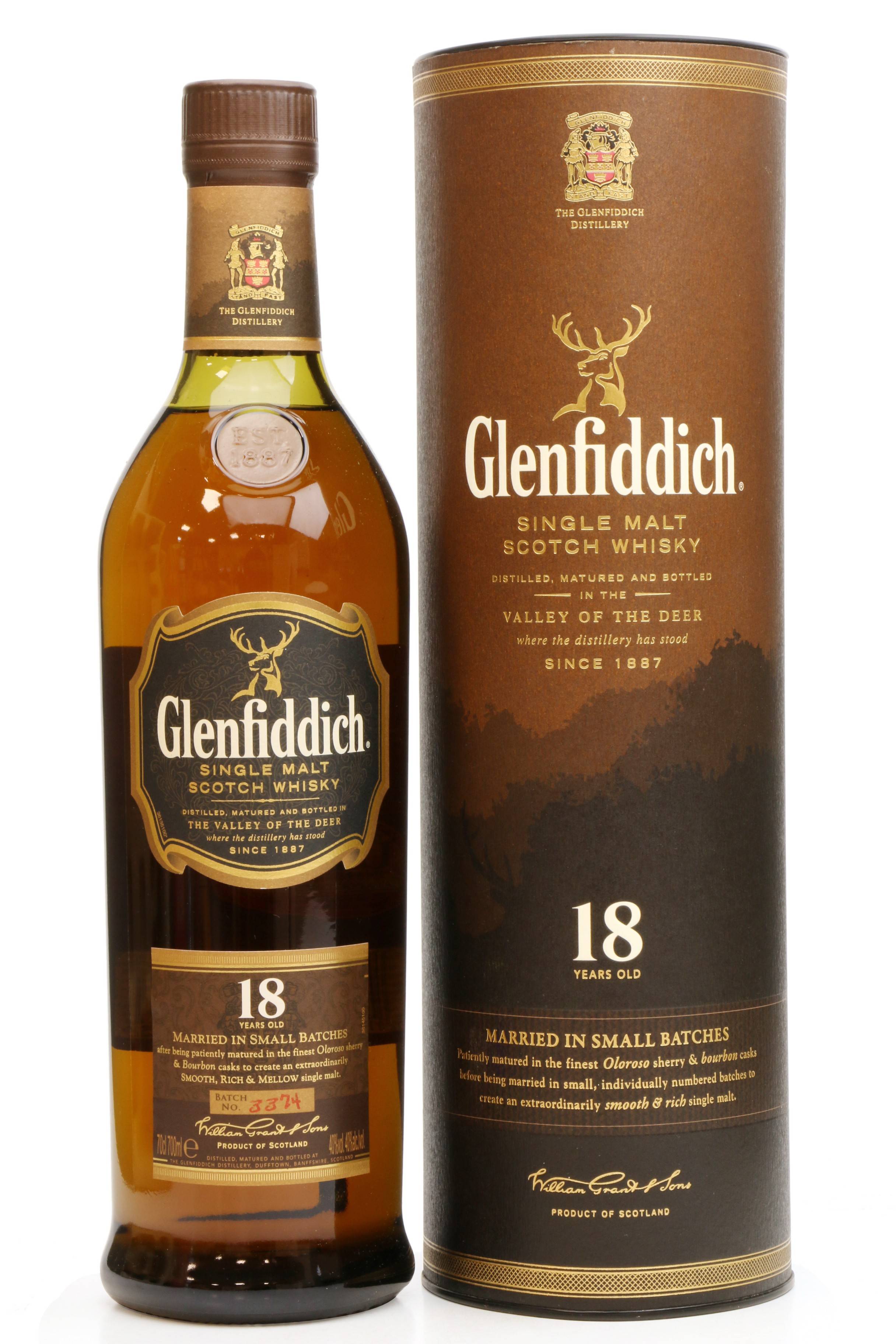 Glenfiddich 18 Years Old Small Batch 3374 Just Whisky Auctions 7241