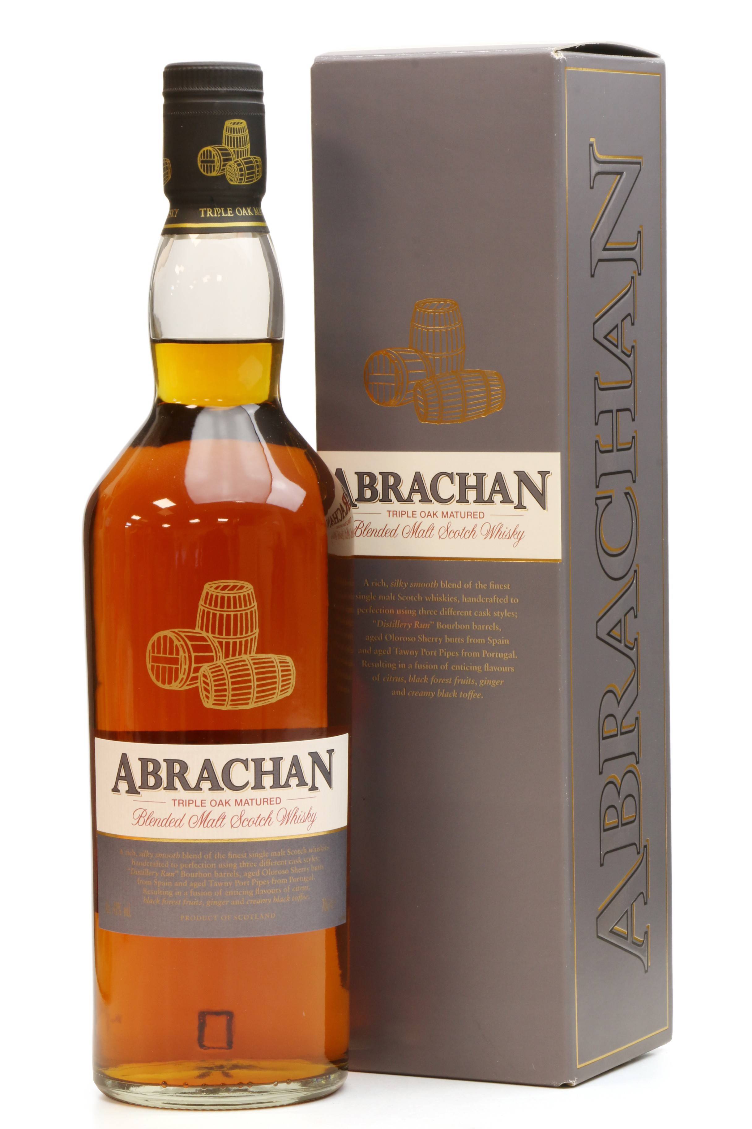Abrachan Triple Oak Blended Scotch Malt Whisky Whisky Matured Just Auctions 