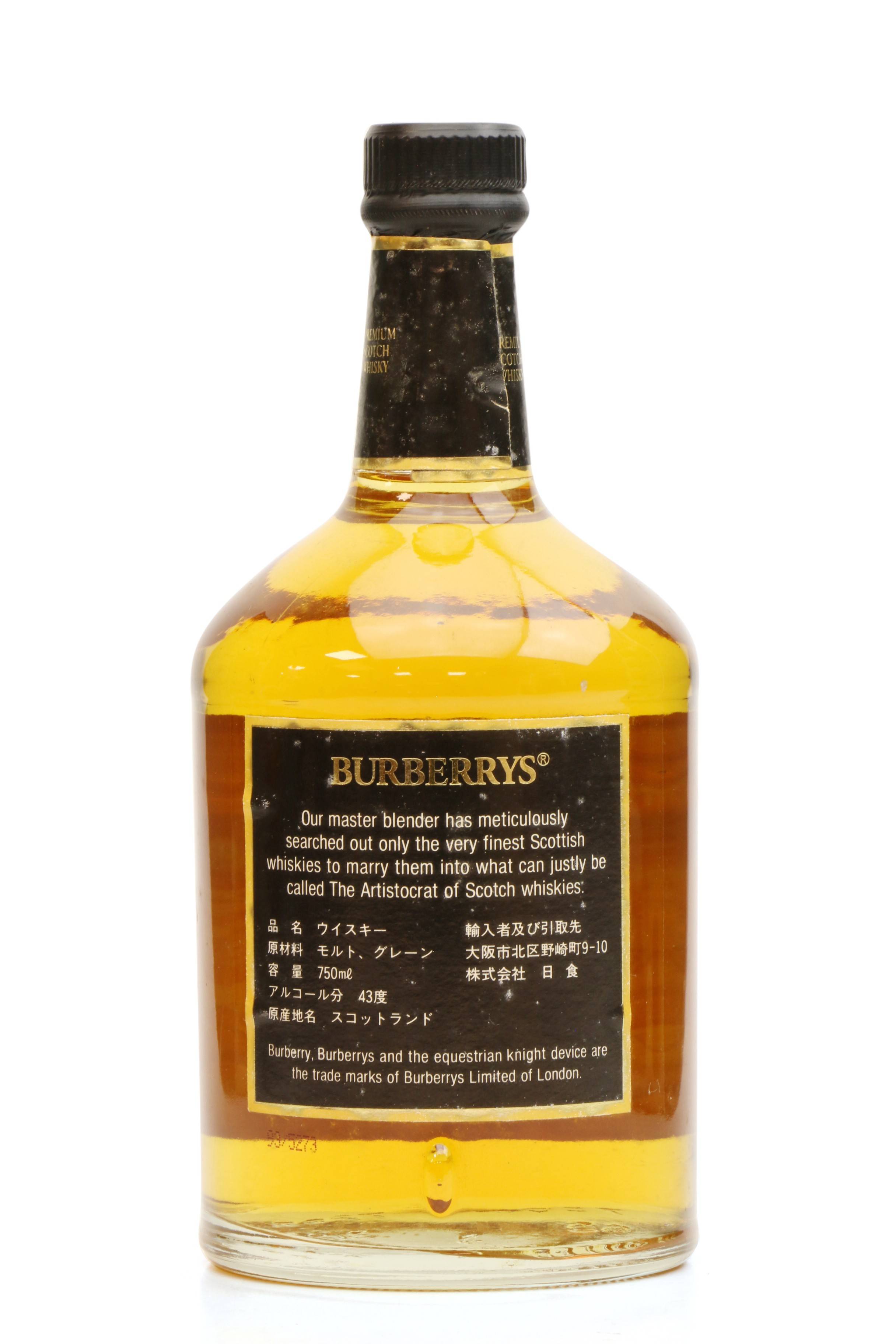 Burberrys Premium Whisky - Just Whisky Auctions