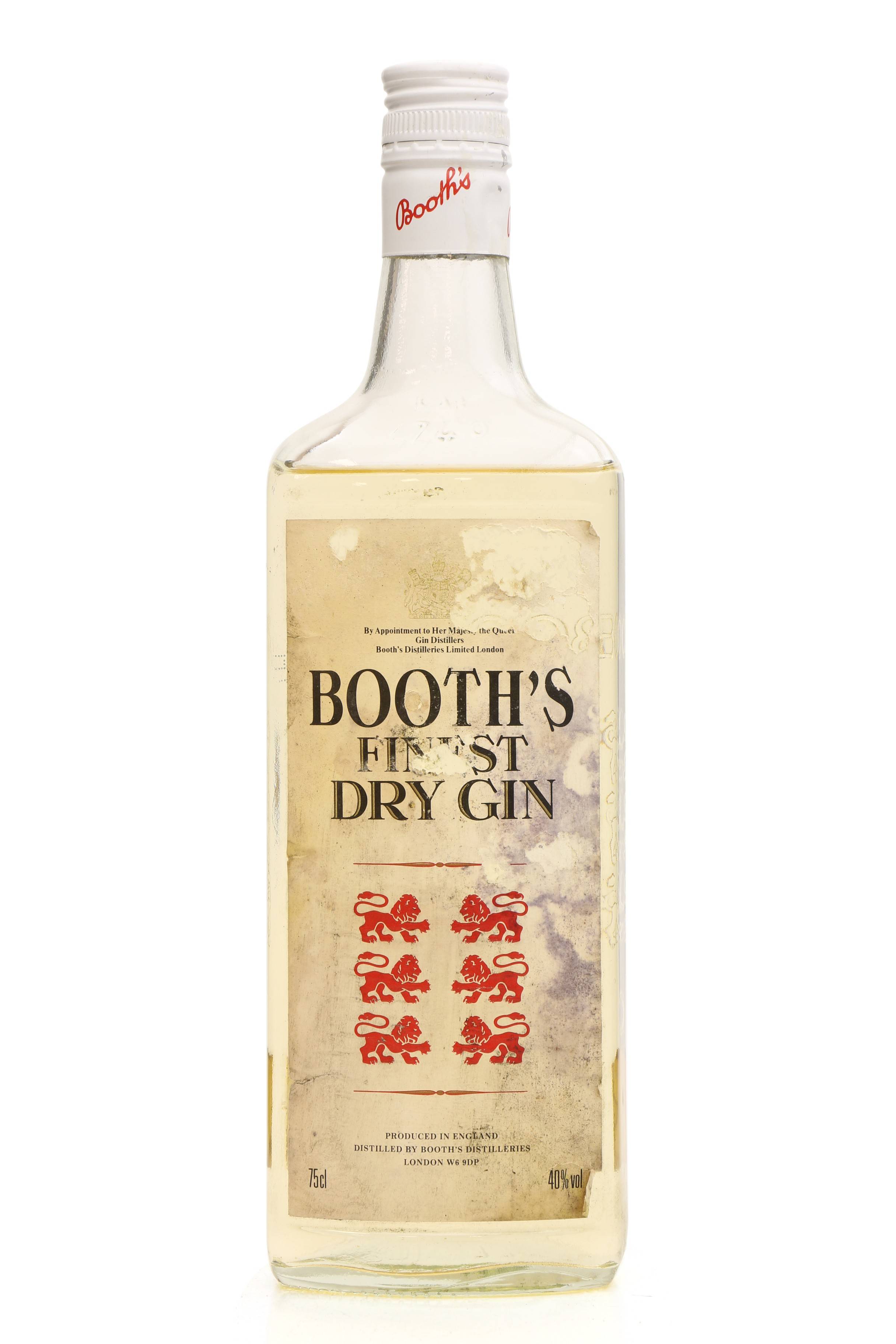 Booth's Finest Dry Gin - Just Whisky Auctions