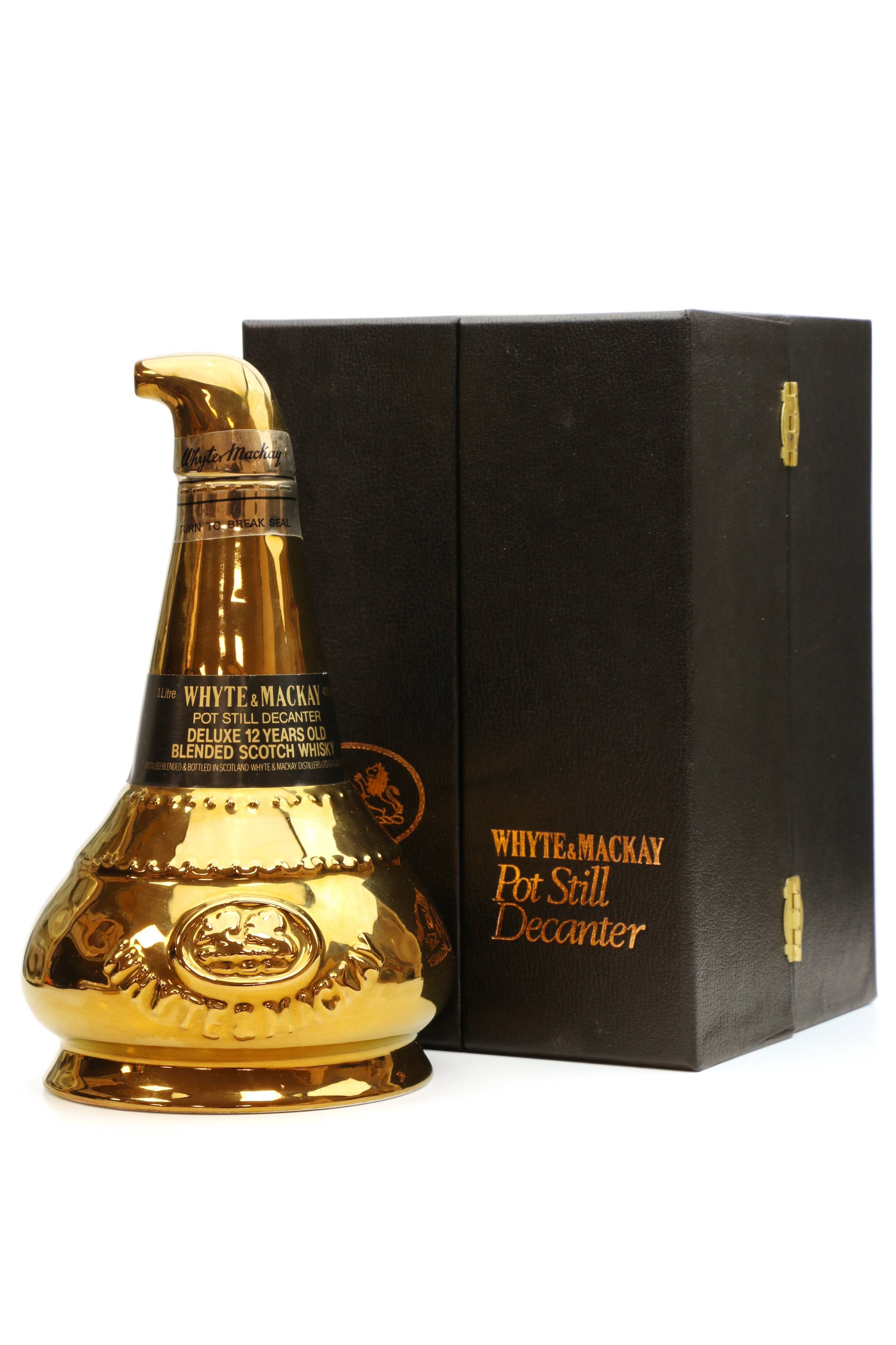 Whyte & Mackay 12 Years Old - Pot Still Decanter (1-Litre) - Just ...