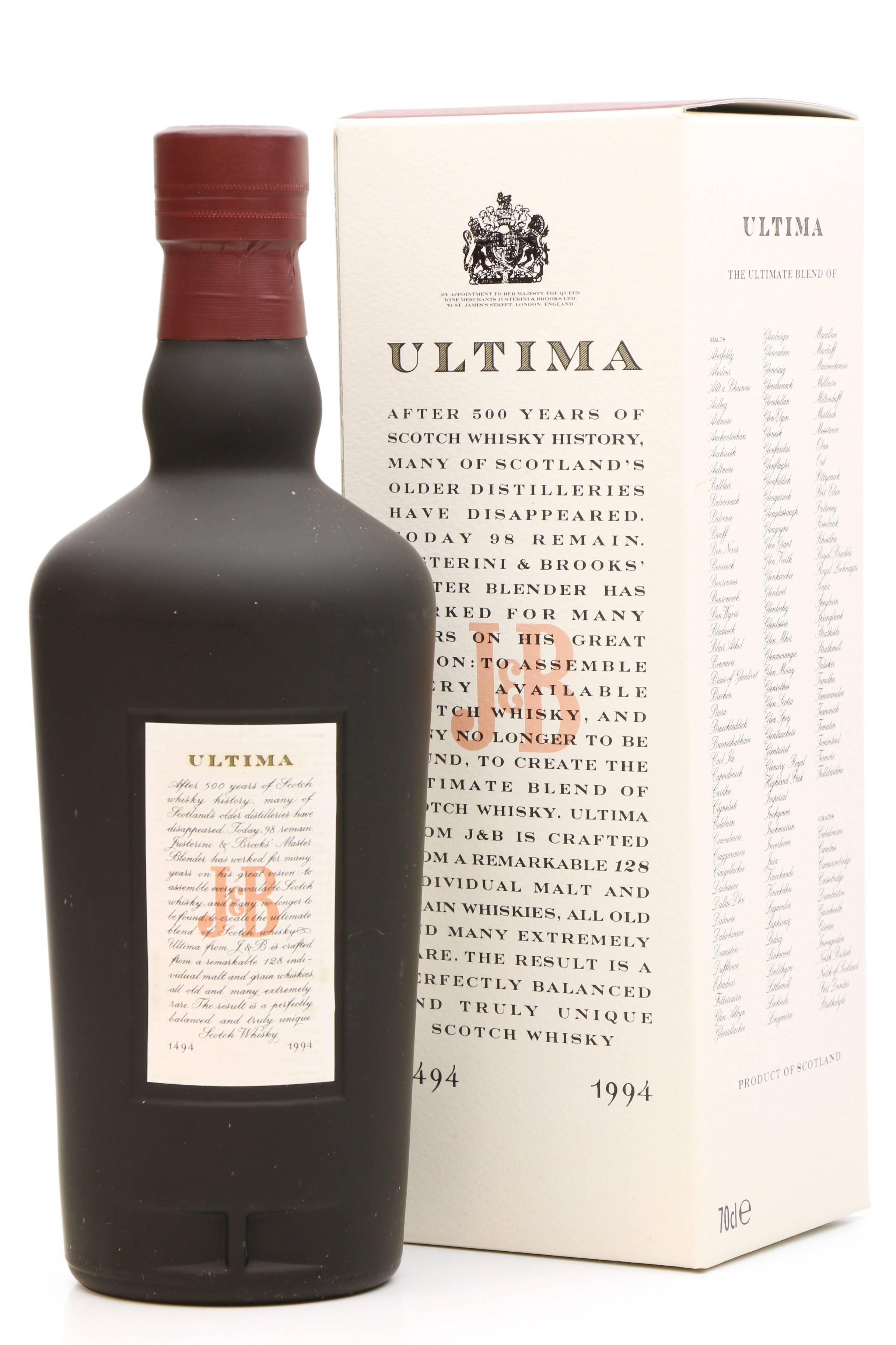 J&B Ultima - Just Whisky Auctions