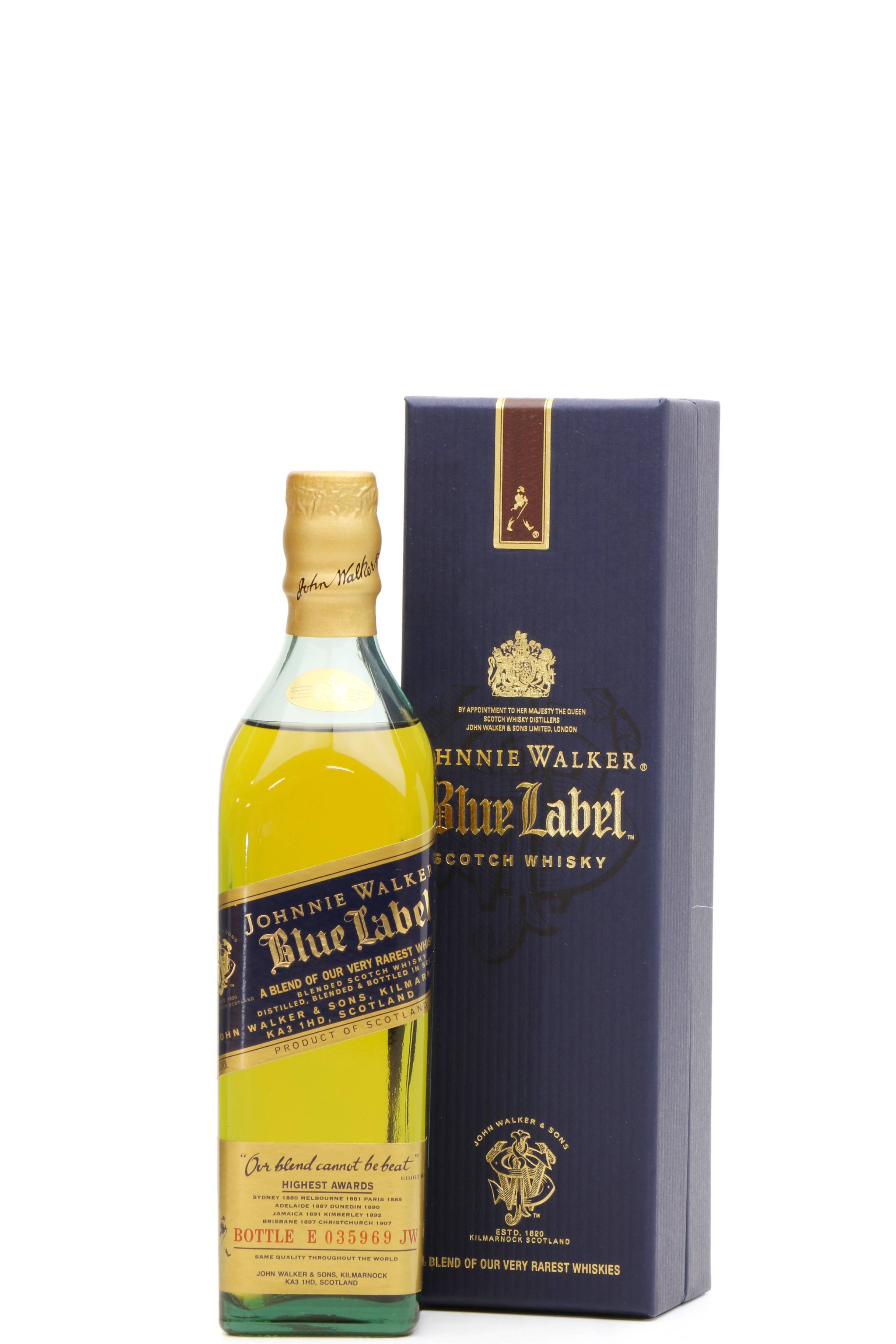Johnnie Walker Blue Label 20cl Just Whisky Auctions 4197