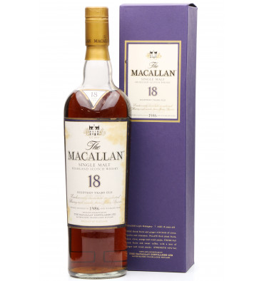 Macallan 18 Years Old 1986 - Just Whisky Auctions