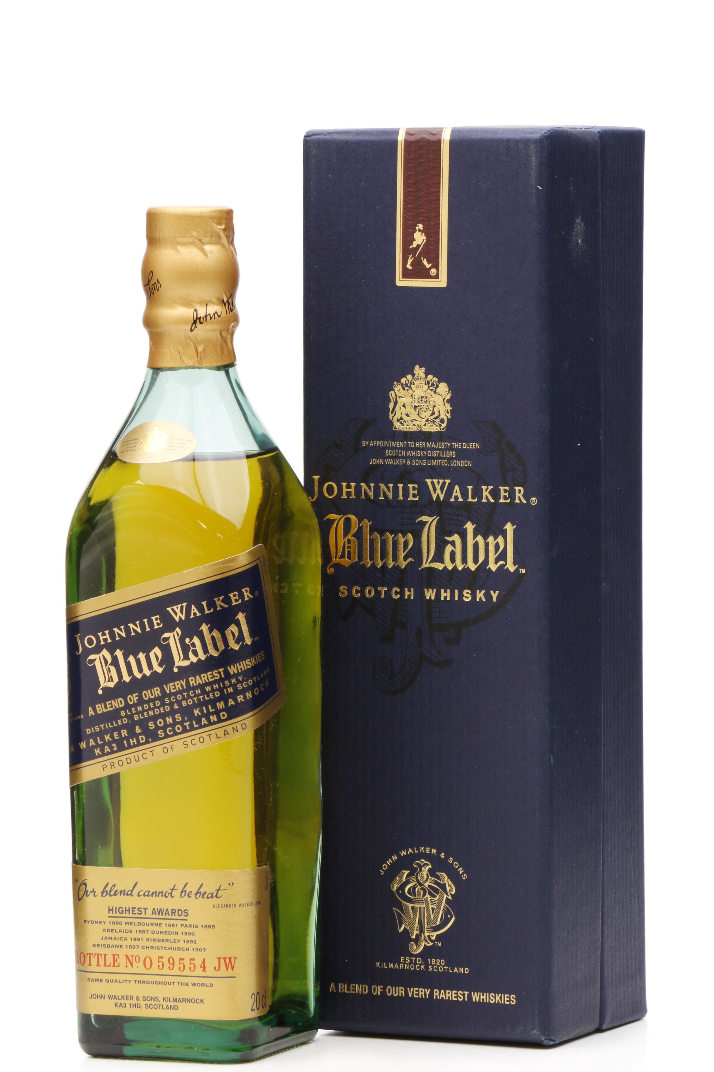 Johnnie Walker Blue Label 20cl Just Whisky Auctions 4653