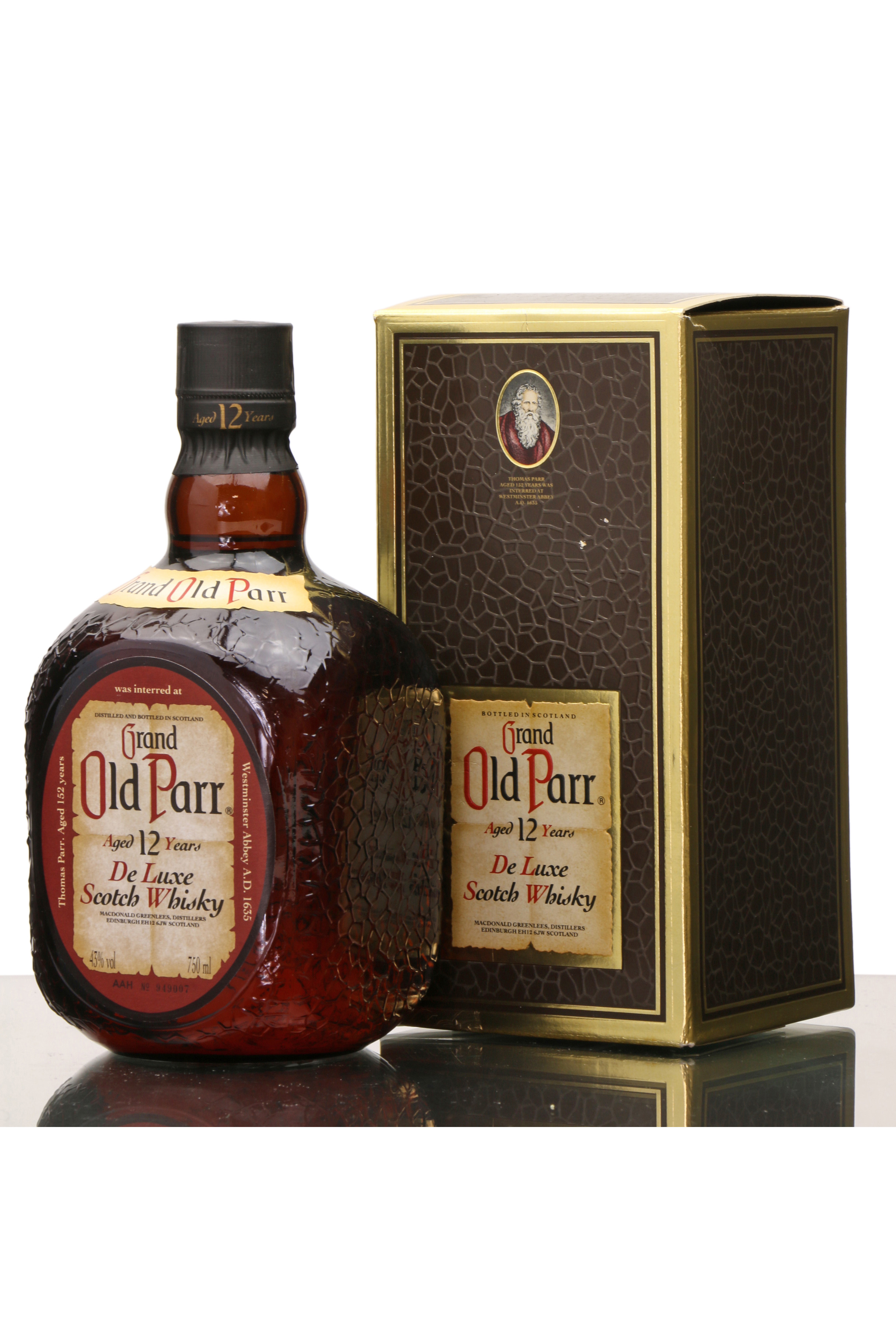 Grand Old Parr 12 Years Old - De Luxe - Just Whisky Auctions