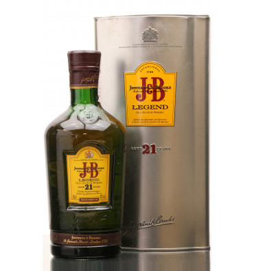 J&B Justerini & Brooks Legend 21 Year Old Blended Scotch Whisky