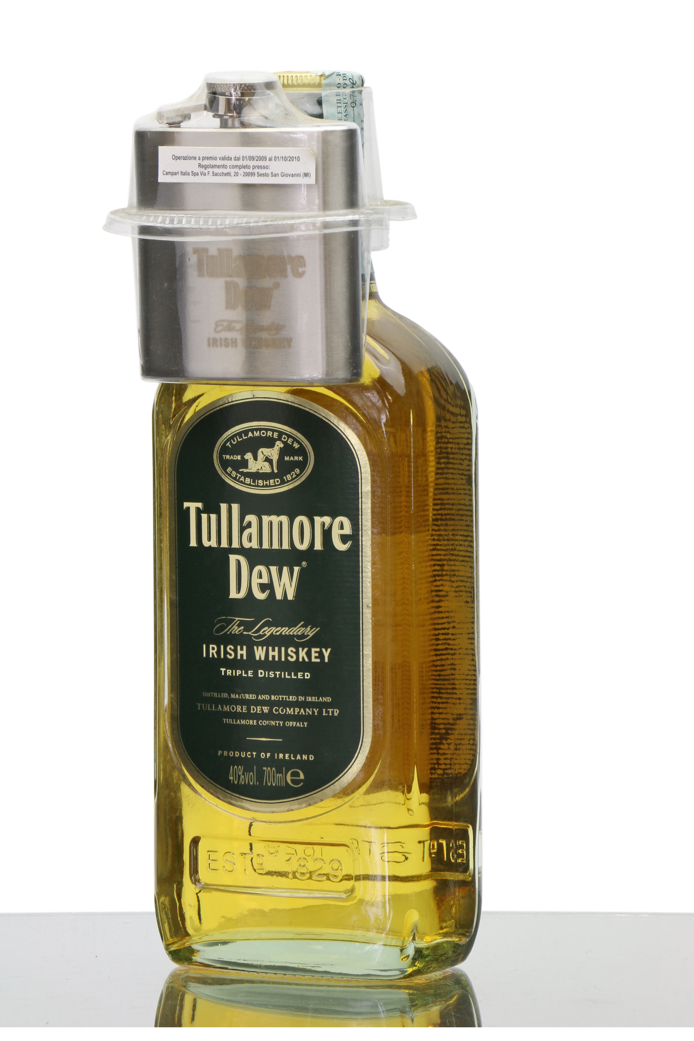 Tullamore Dew Whisky Flask Just Whiskey Irish & Hip Auctions 