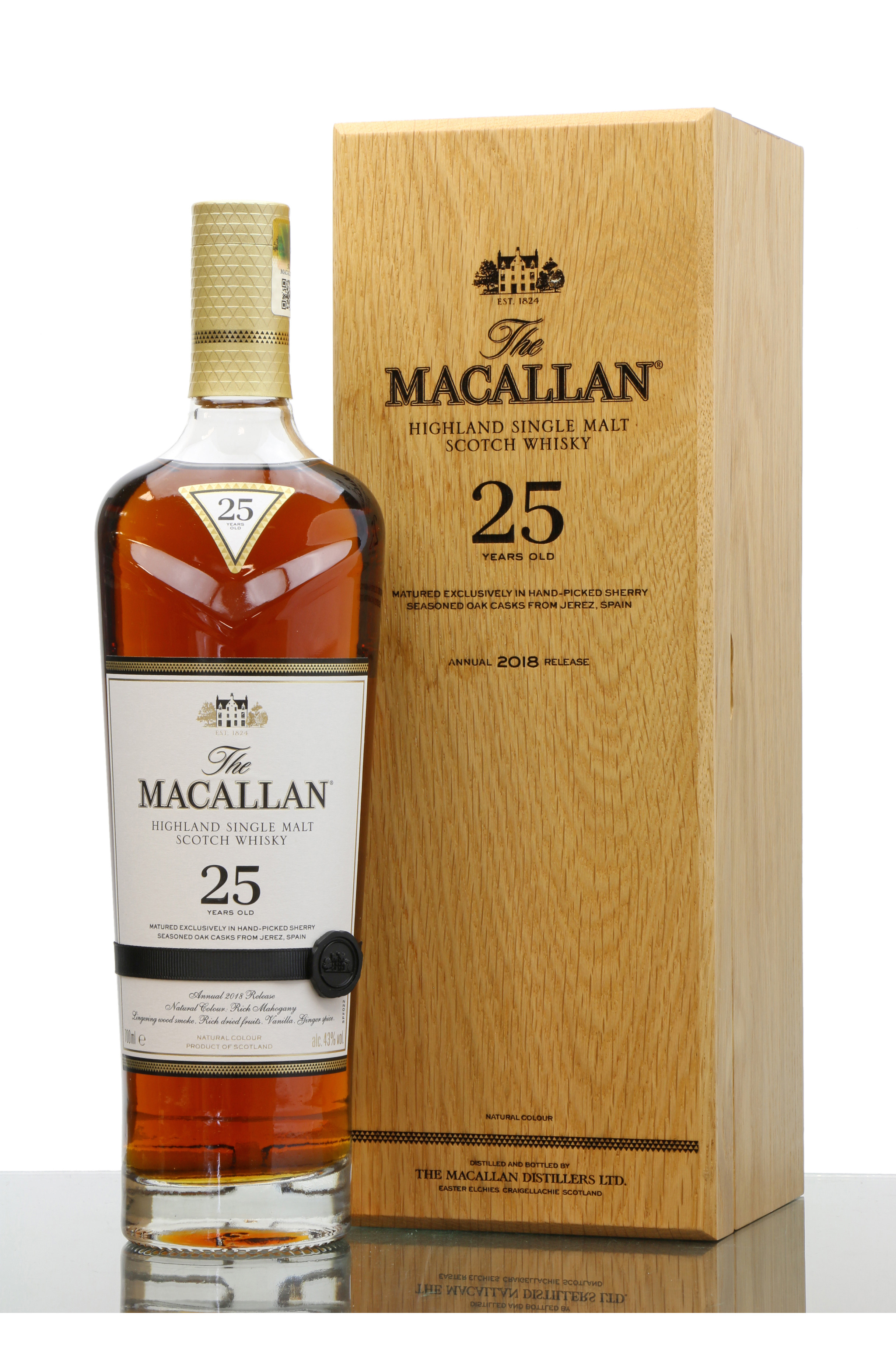 Macallan 25 Years Old Sherry Oak 2018 Release Just Whisky Auctions