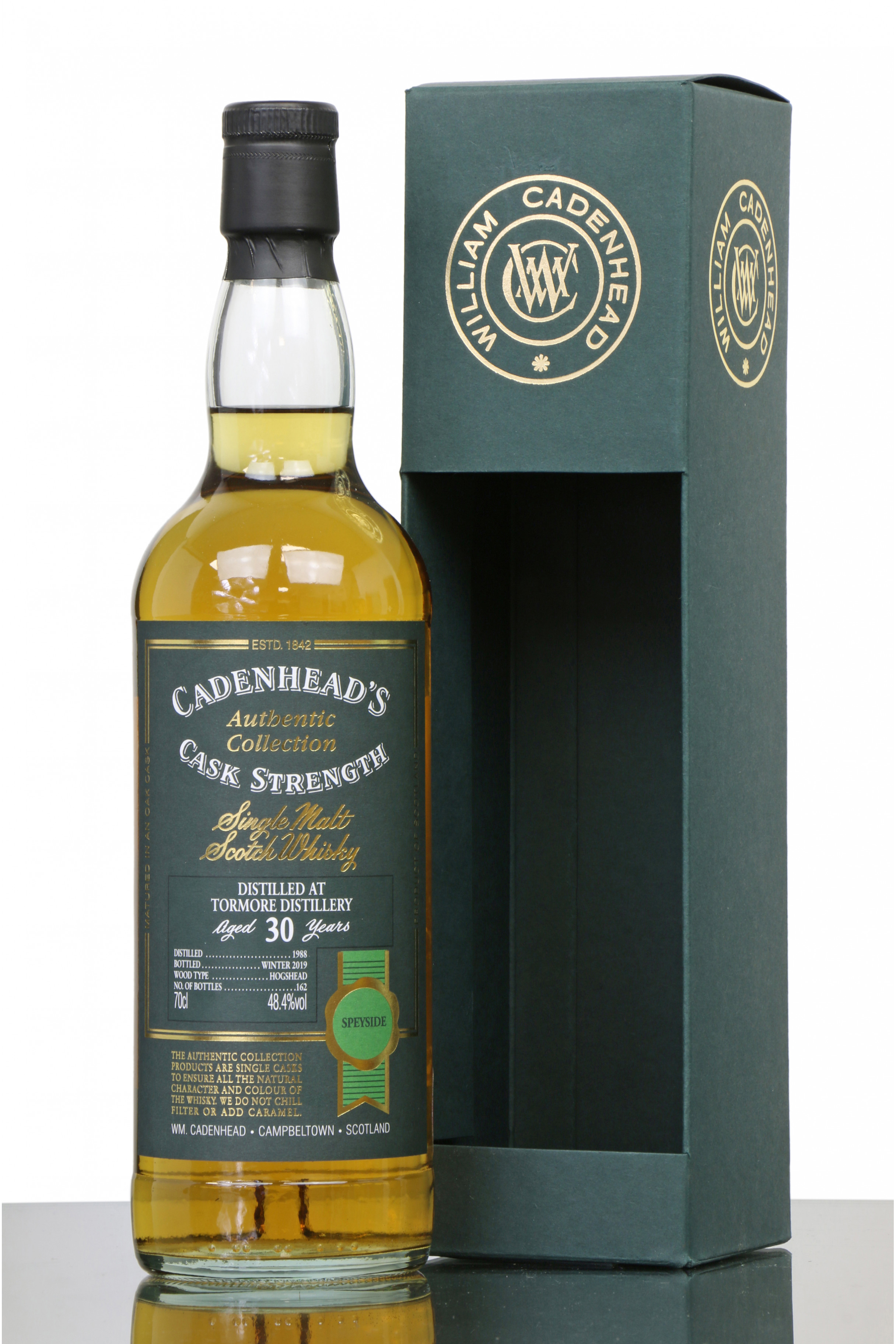 Tormore 30 Years Old 1988 2019 Cadenheads Authentic Collection