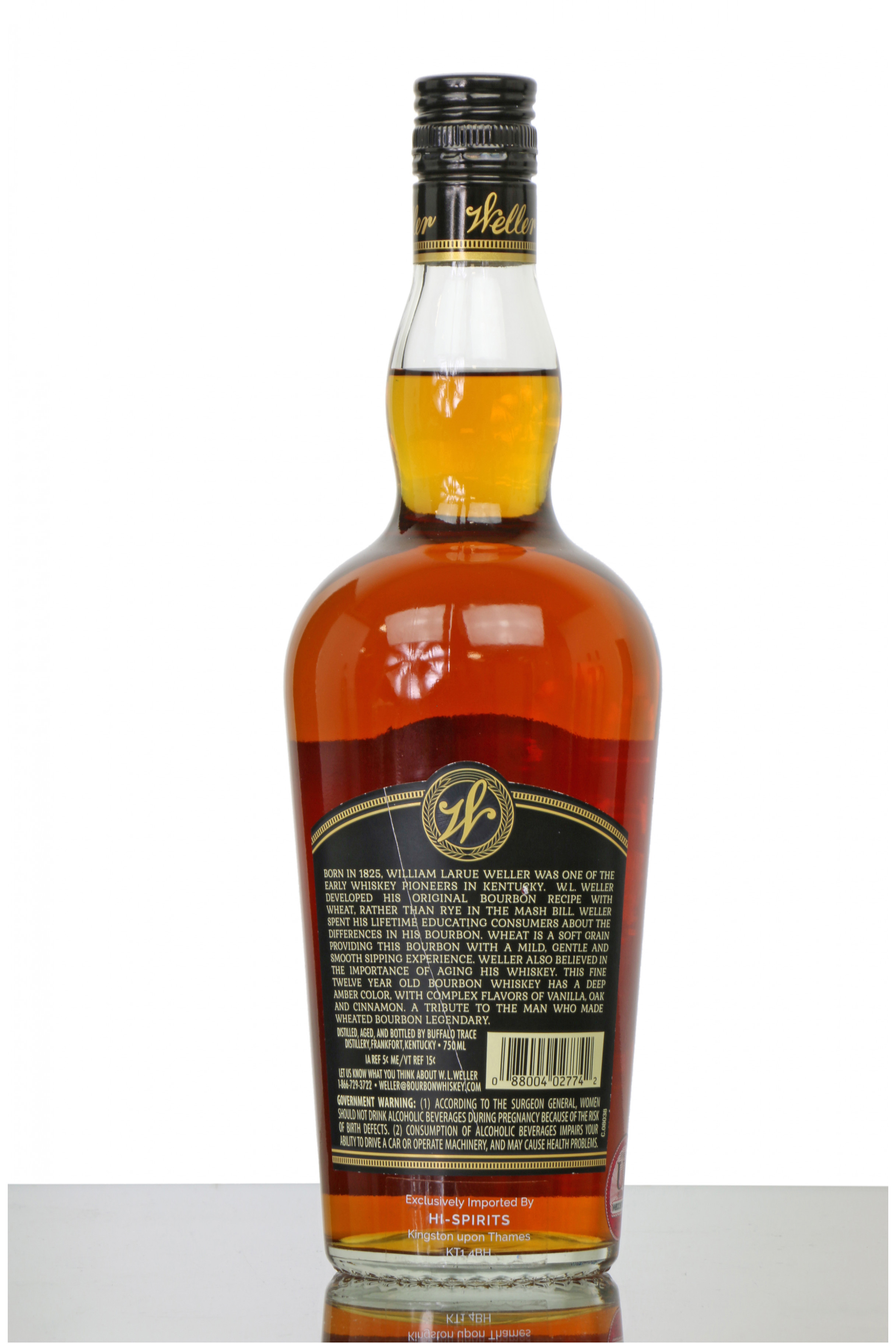 W.L. Weller 12 Years Old - Wheated Bourbon Whiskey (75cl) - Just Whisky Auctions