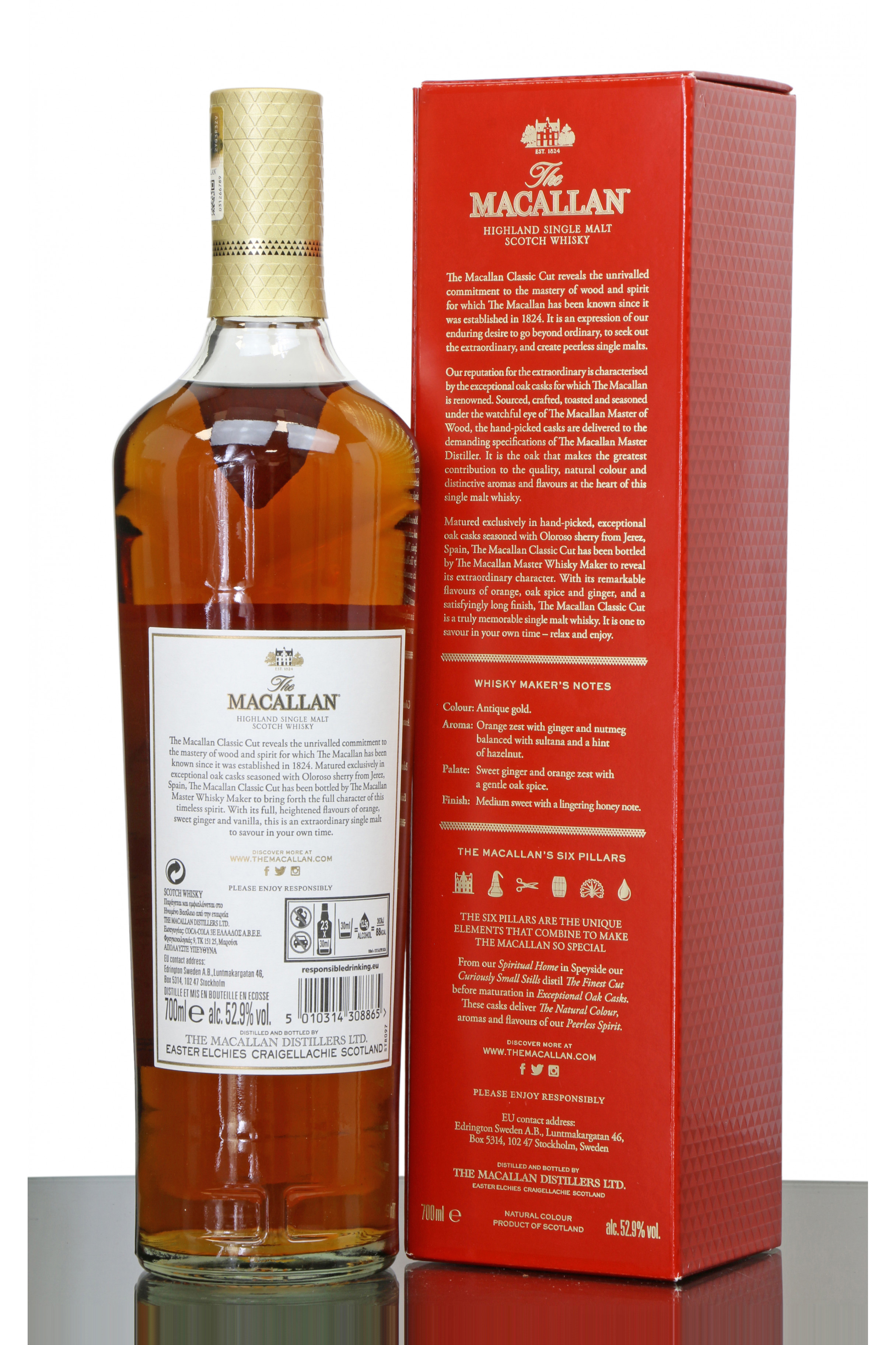 macallan whiskey classic cut