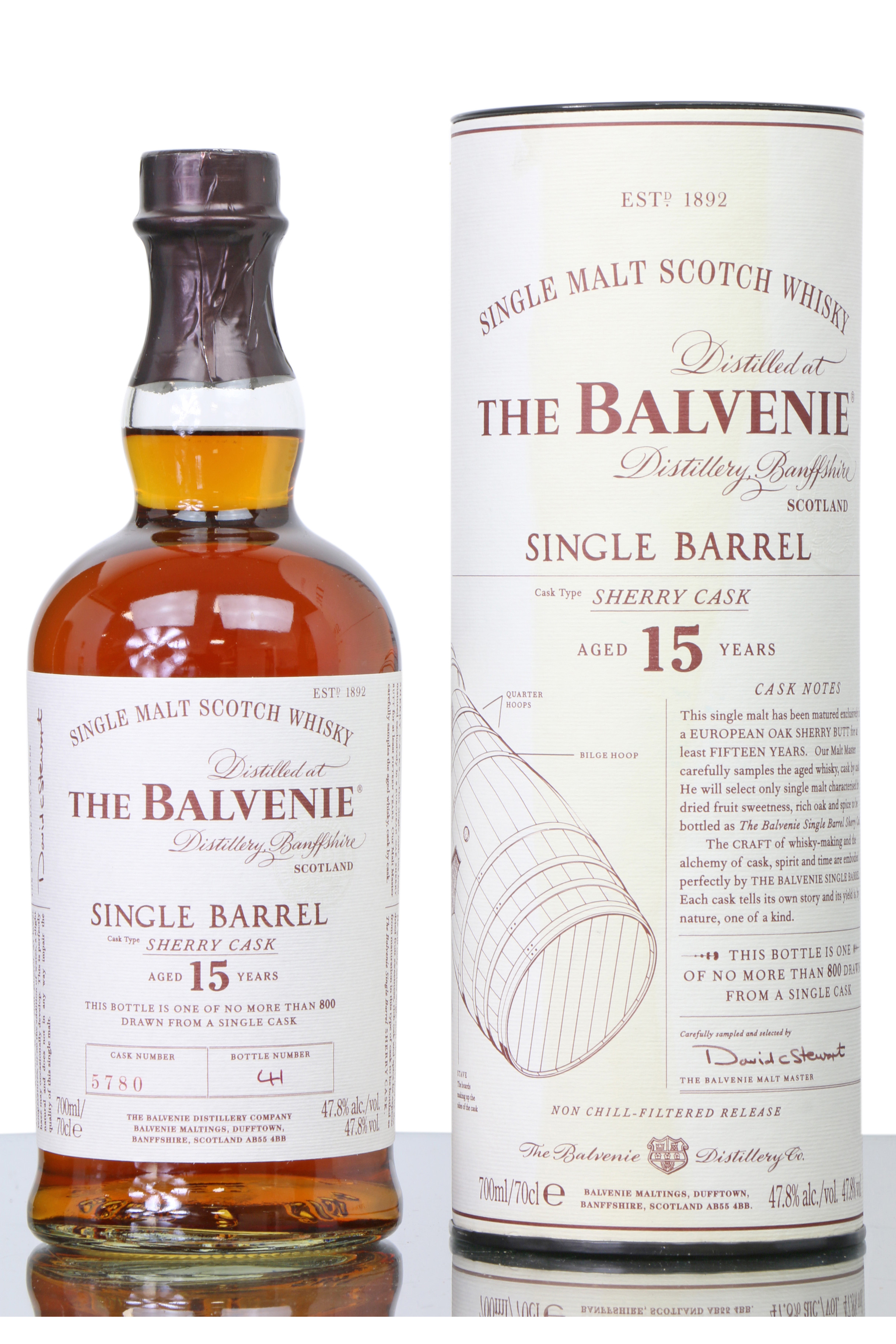 Balvenie 15 Years Old - Single Barrel Sherry Cask No.5780 - Just Whisky