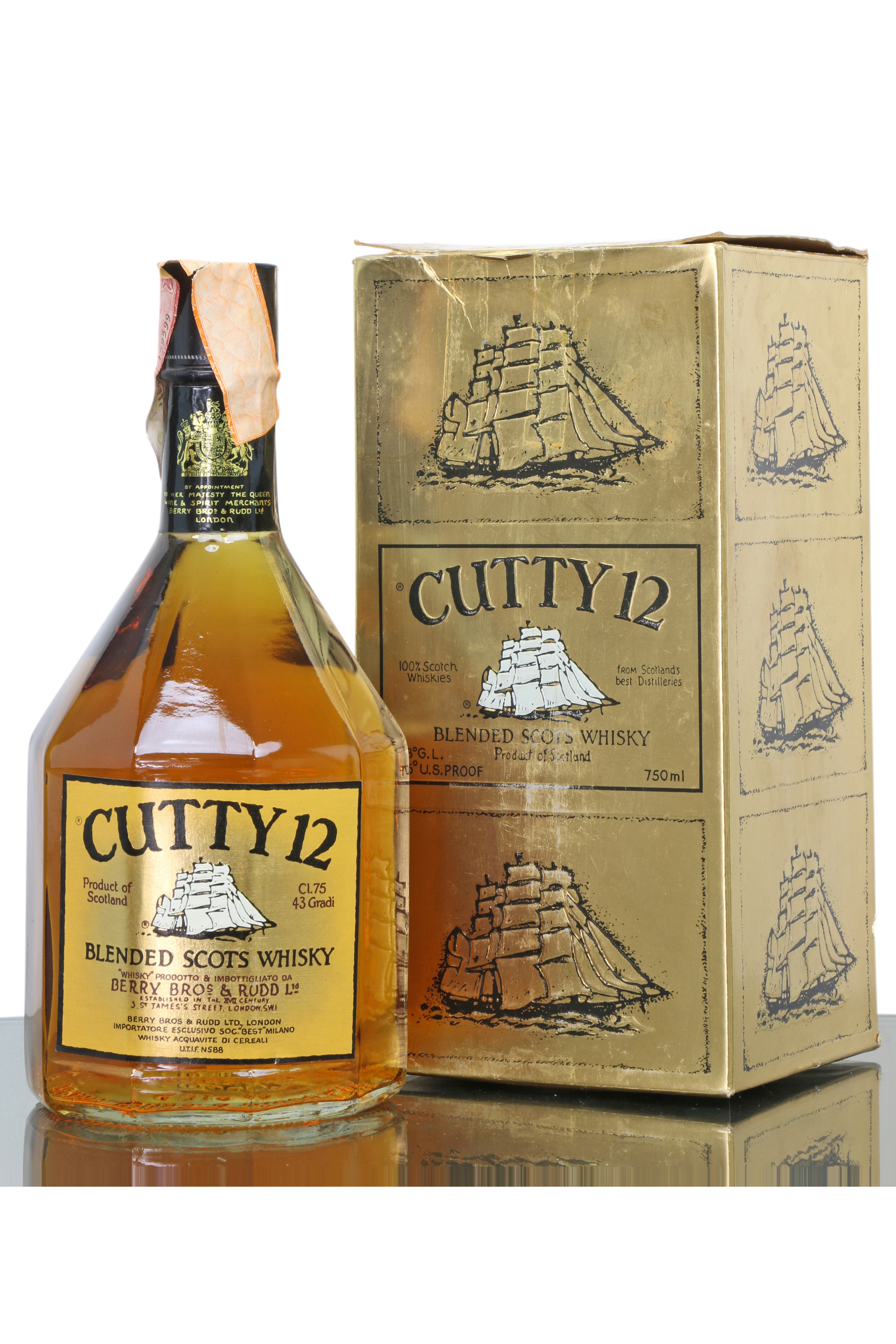 Cutty 12 Years Old - Berry Bros & Rudd (75cl) - Just Whisky Auctions