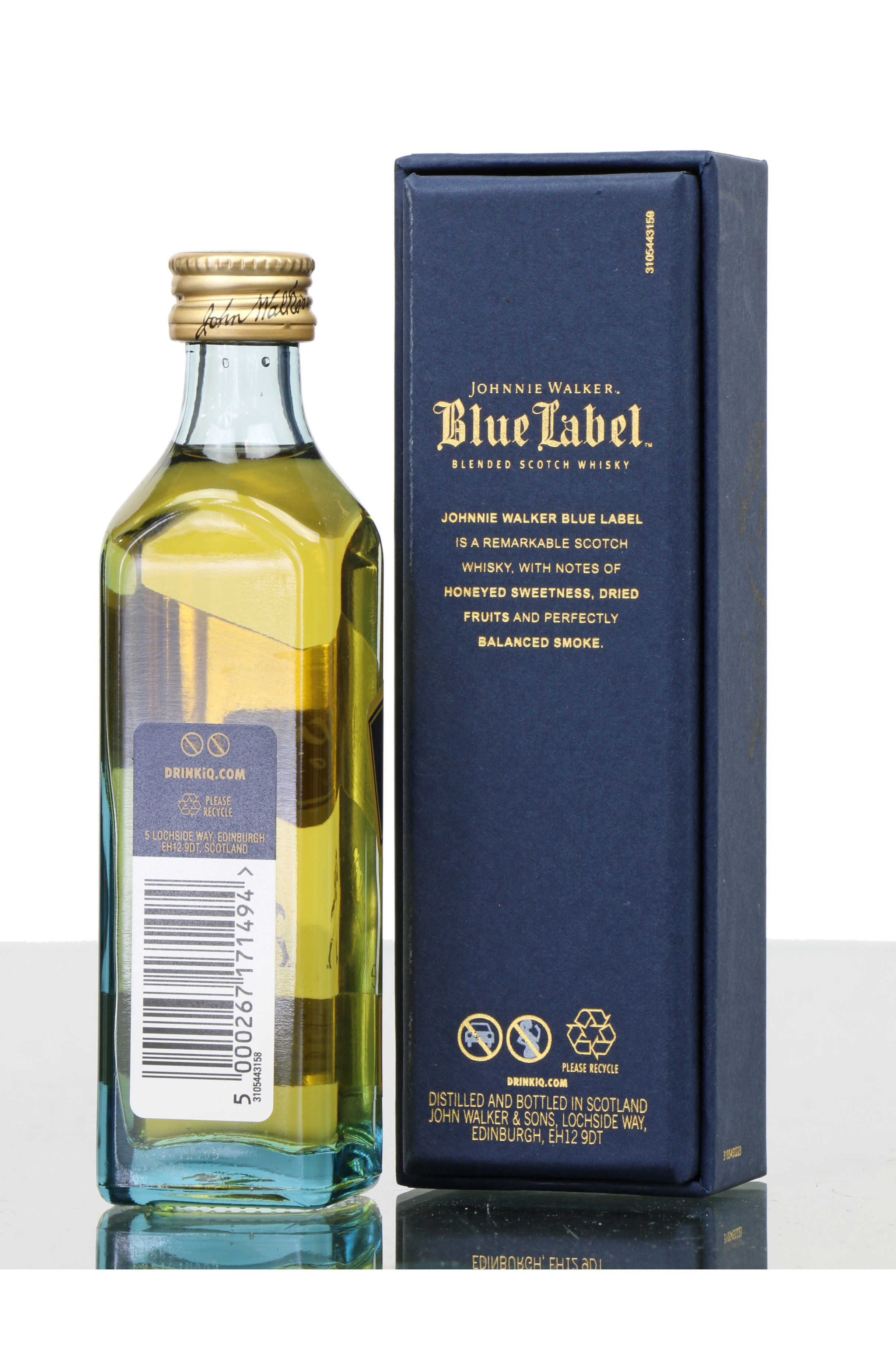Johnnie Walker Blue Label Miniature 5cl  Just Whisky Auctions