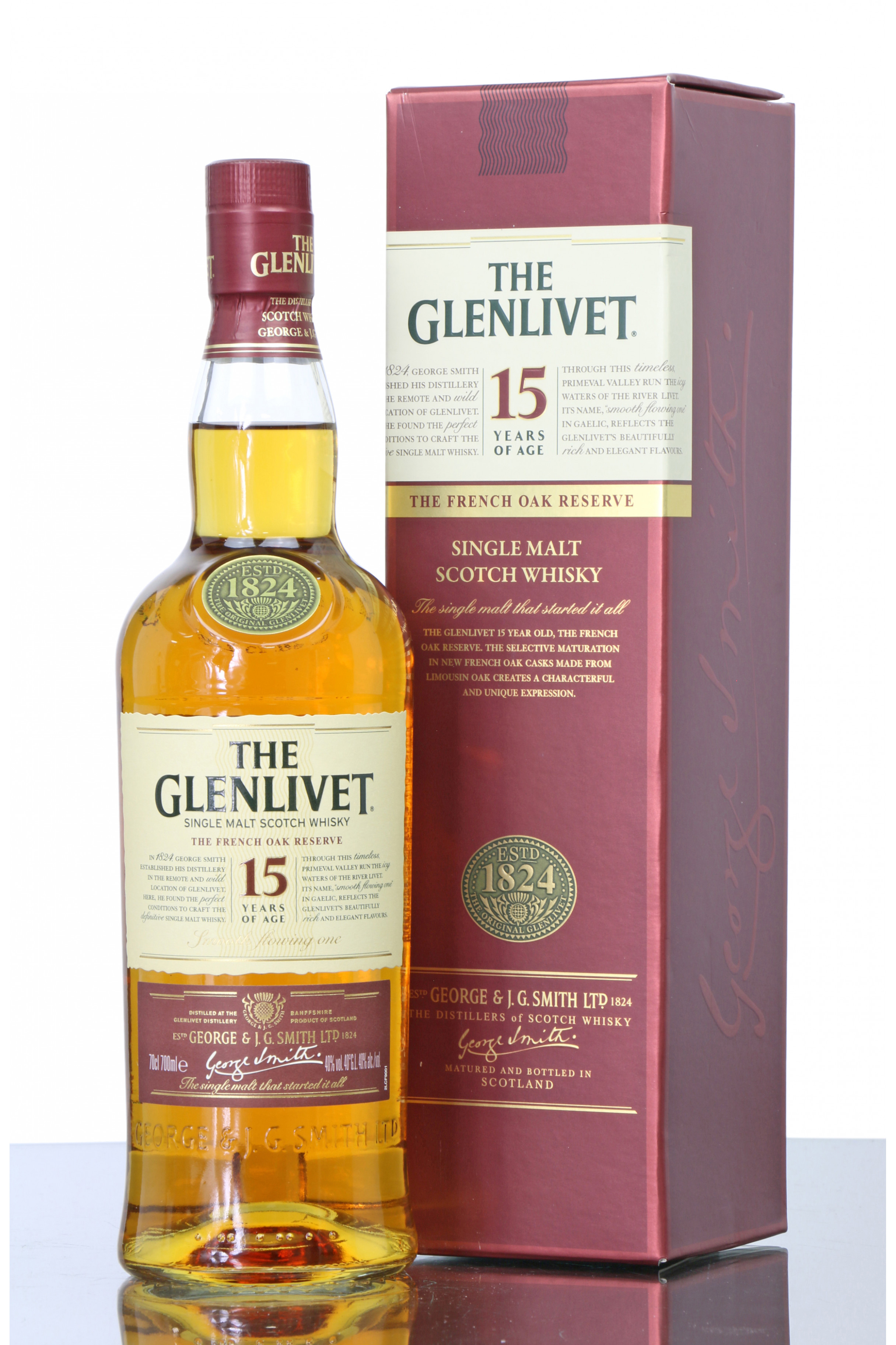 Виски 15. Glenlivet 15. Виски Glenlivet George & Smith. The Glenlivet 1824. Гленливет 8.