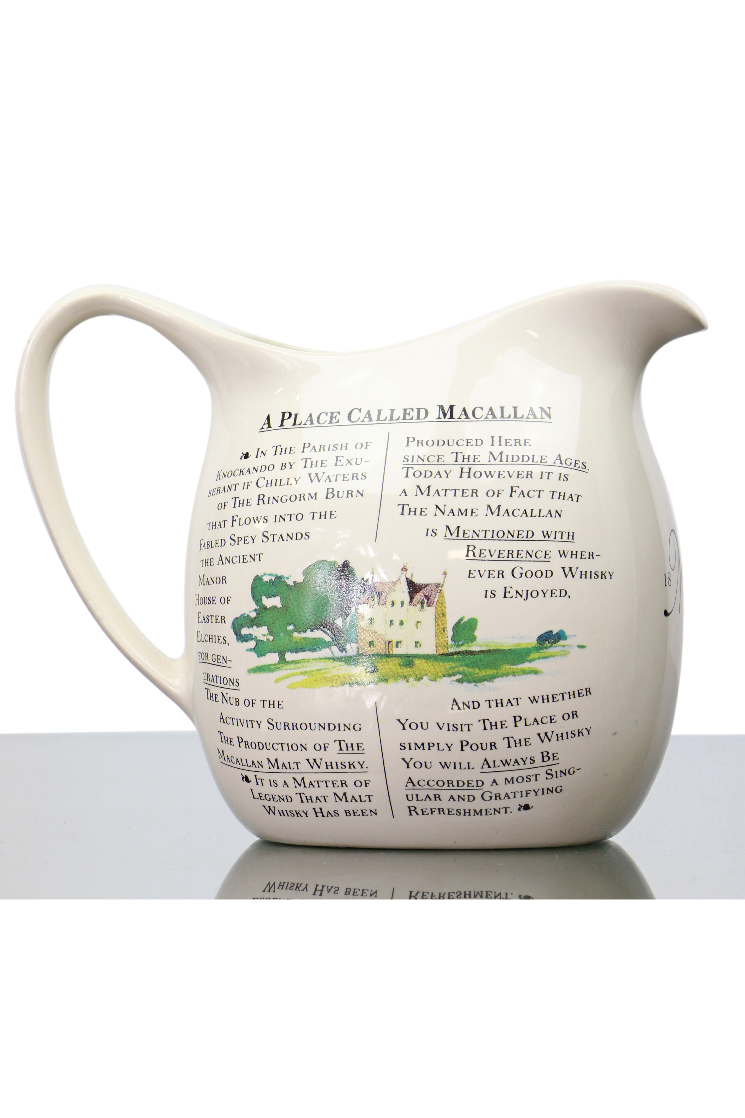 Macallan Large Ceramic Water Jug - Just Whisky Auctions