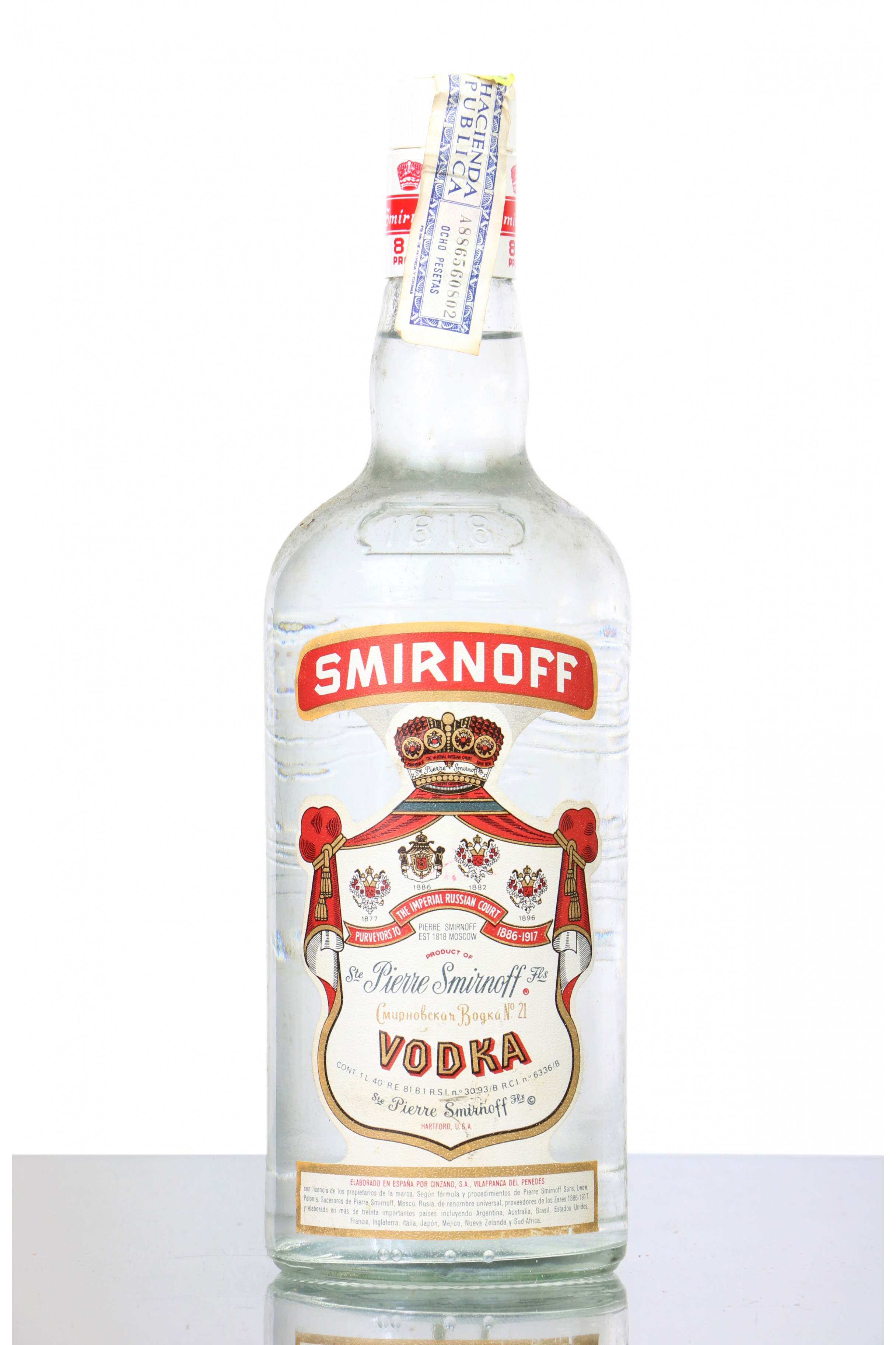 Smirnoff Vodka 1 Litre Just Whisky Auctions