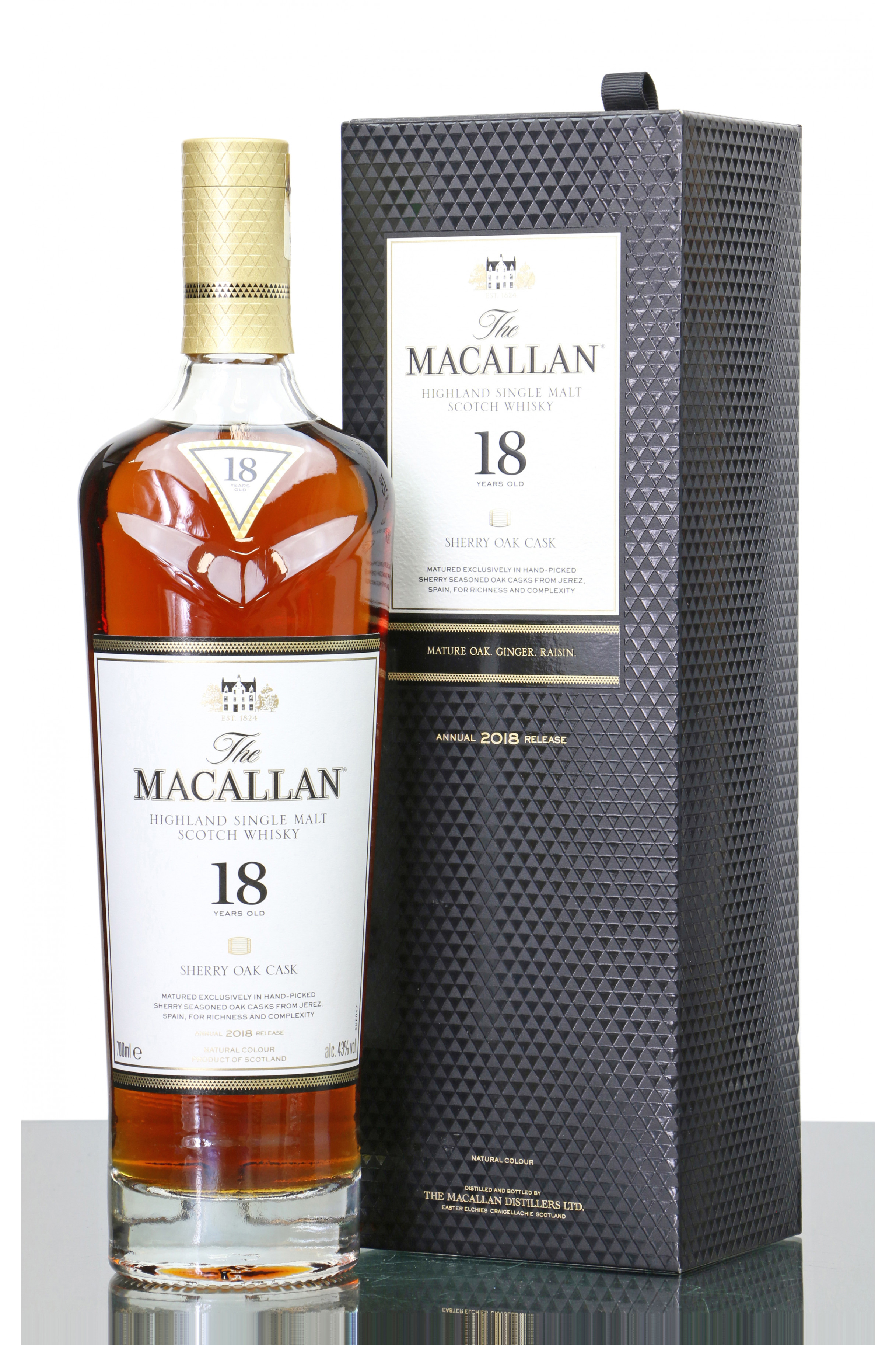 Macallan 18 Years Old Sherry Oak - 2018 Release - Just Whisky Auctions