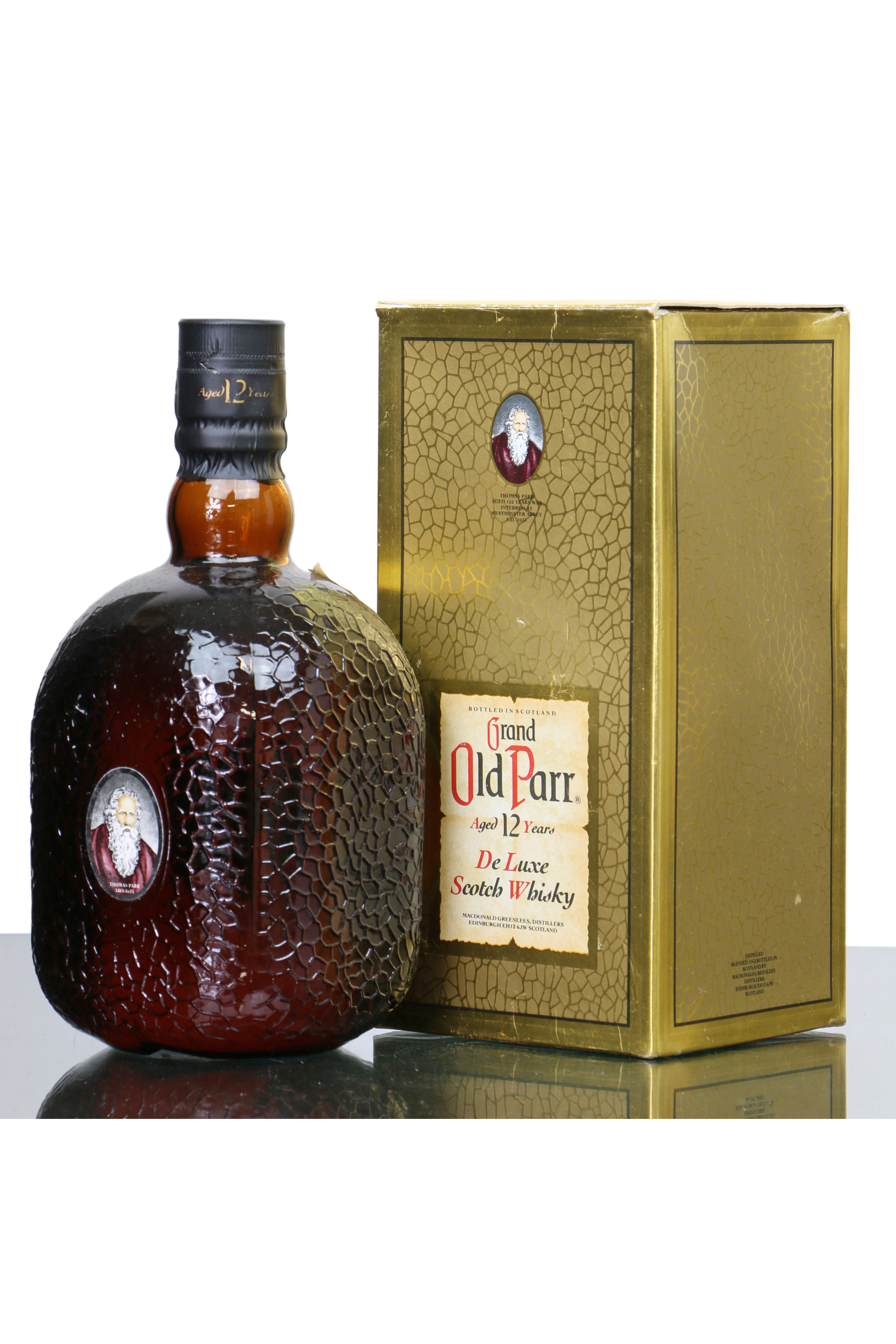 Grand Old Parr 12 Years Old - De Luxe (93.75cl) - Just Whisky Auctions