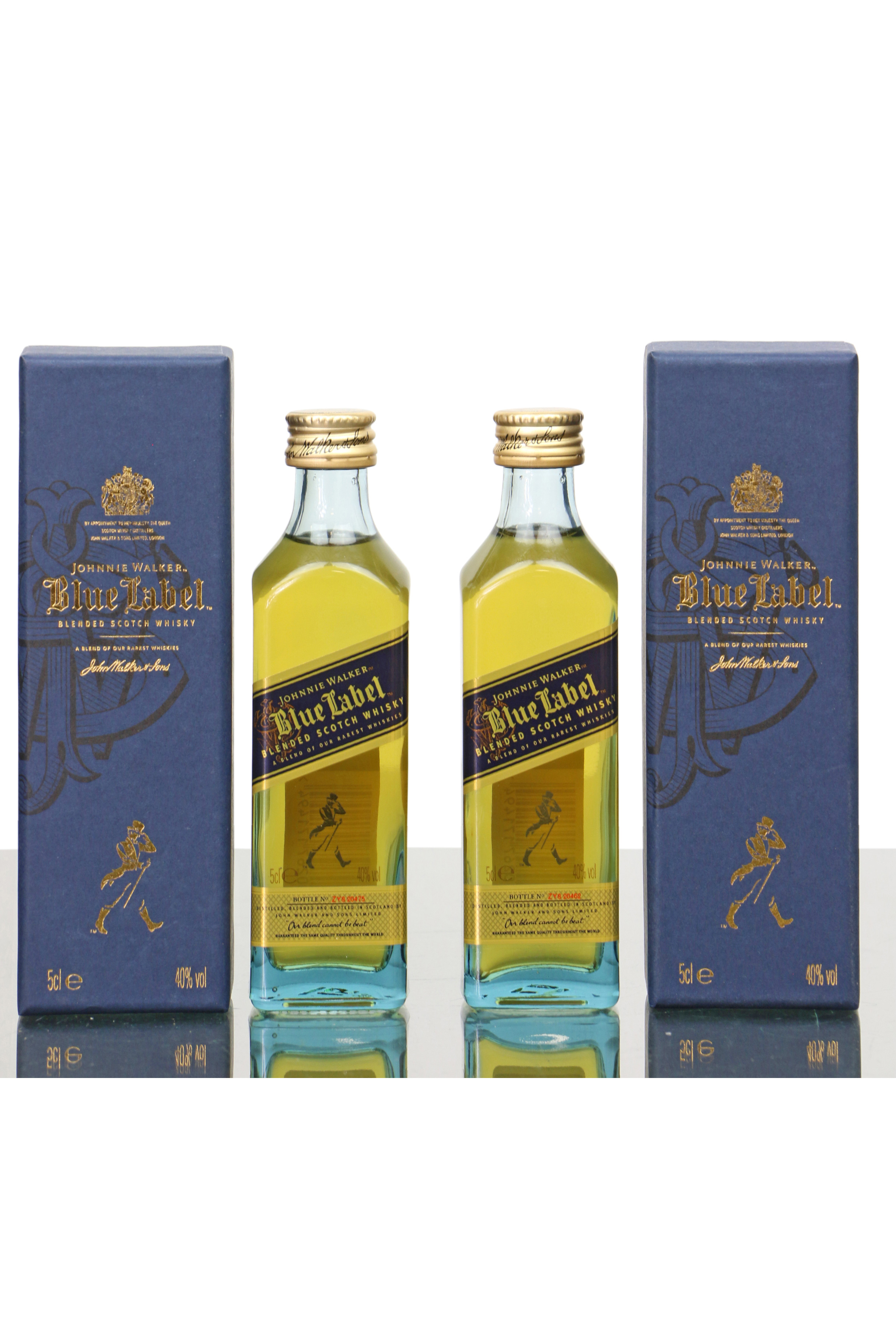 Johnnie Walker Blue Label Miniature 5cl x 2  Just Whisky Auctions