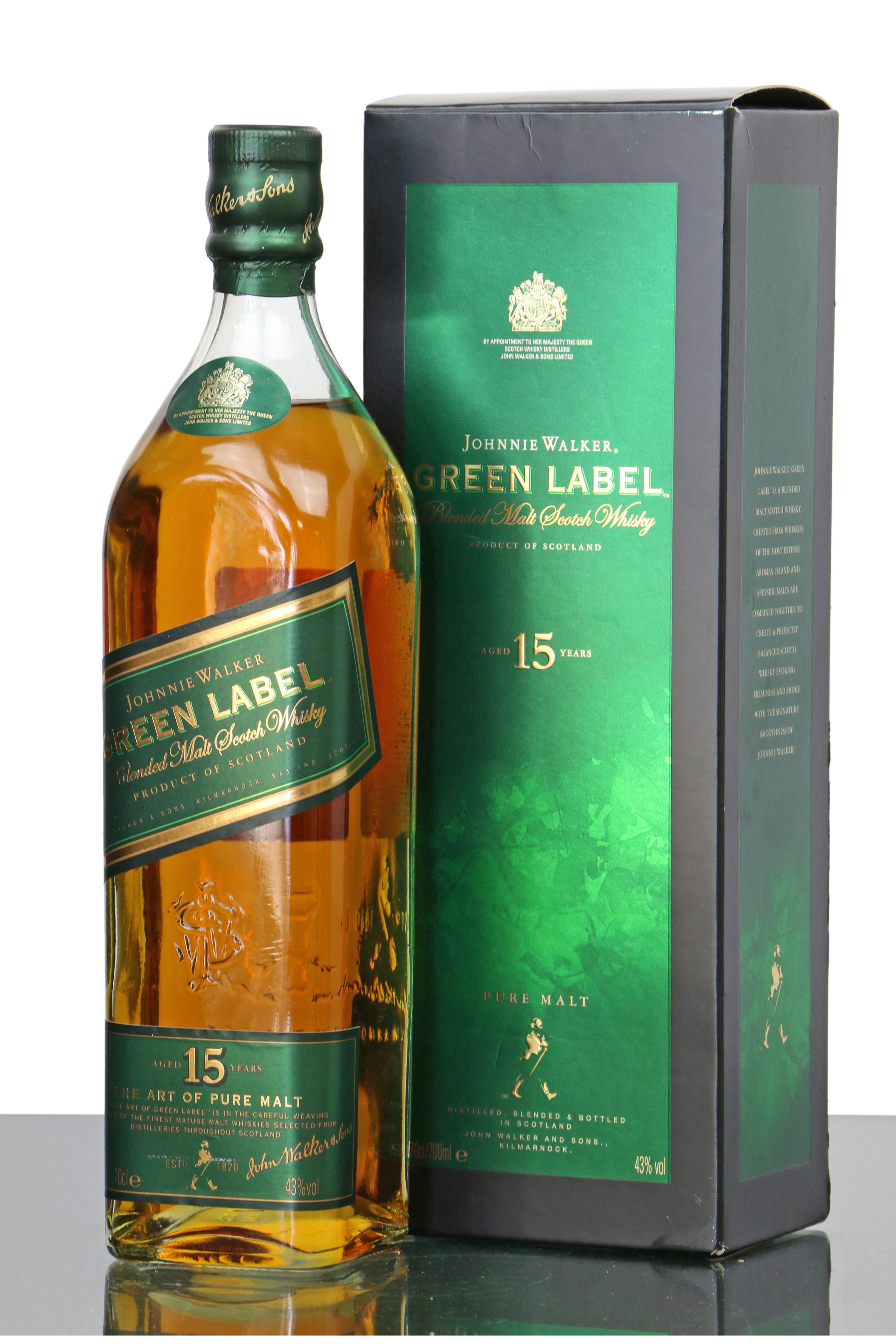 Johnnie Walker 15 Years Old - Green Label Pure Malt - Just Whisky 
