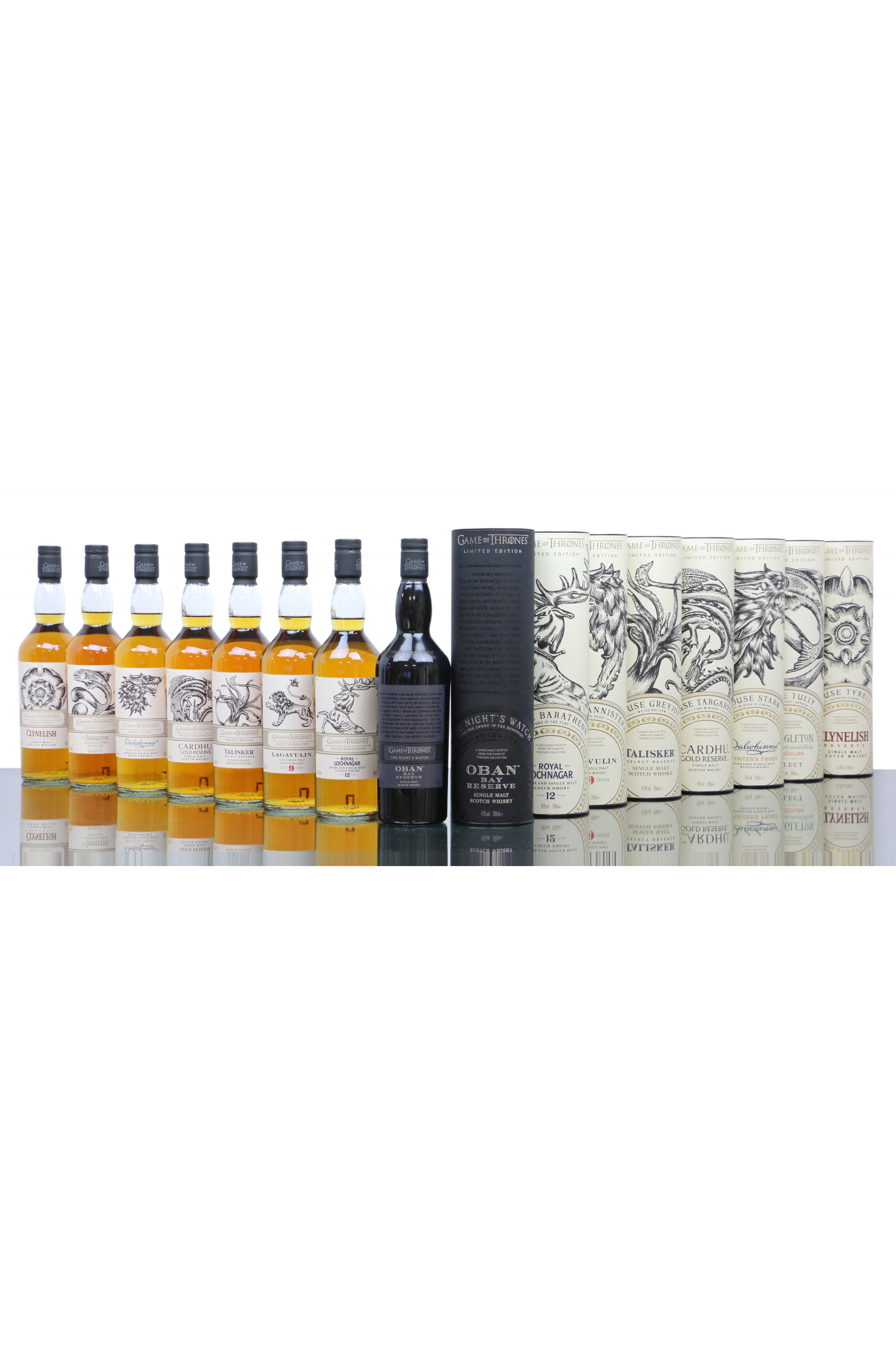 Game Of Thrones Limited Edition Set (8x70cl) - Just Whisky Auctions