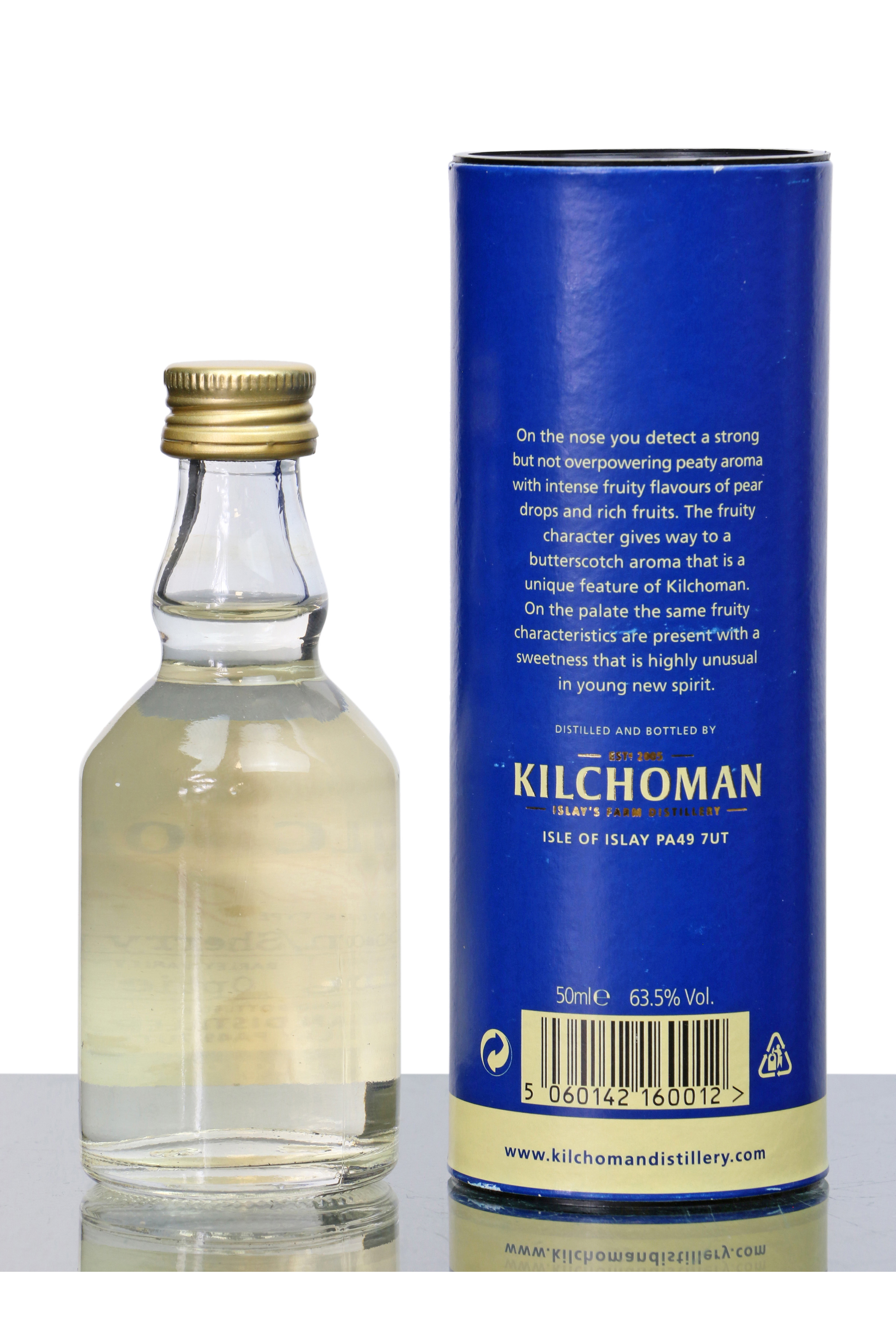 Kilchoman New Spirit 2006 - Cask Strength Miniature - Just Whisky