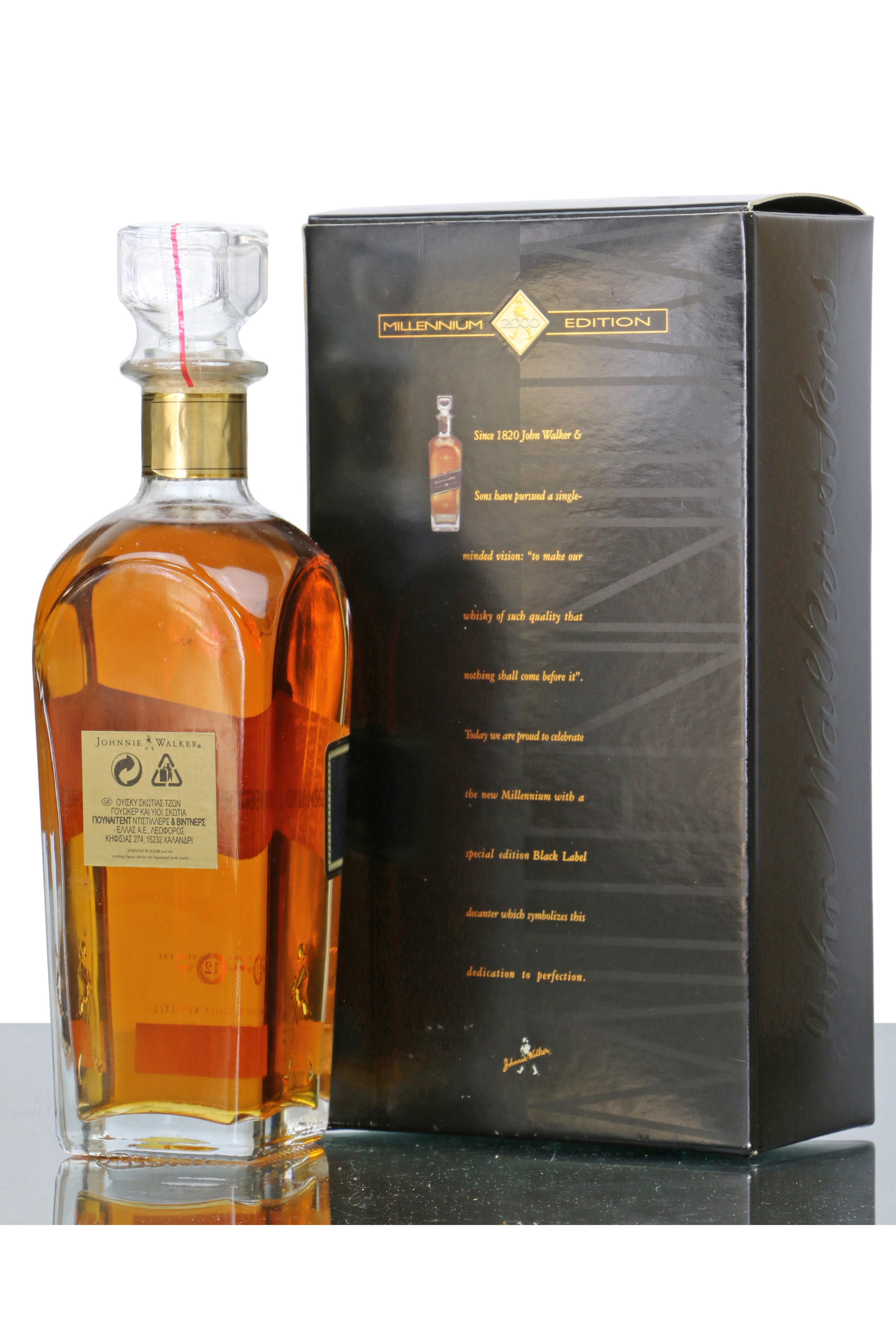 Johnnie Walker -12 Years Old -Black Label Millennium Edition