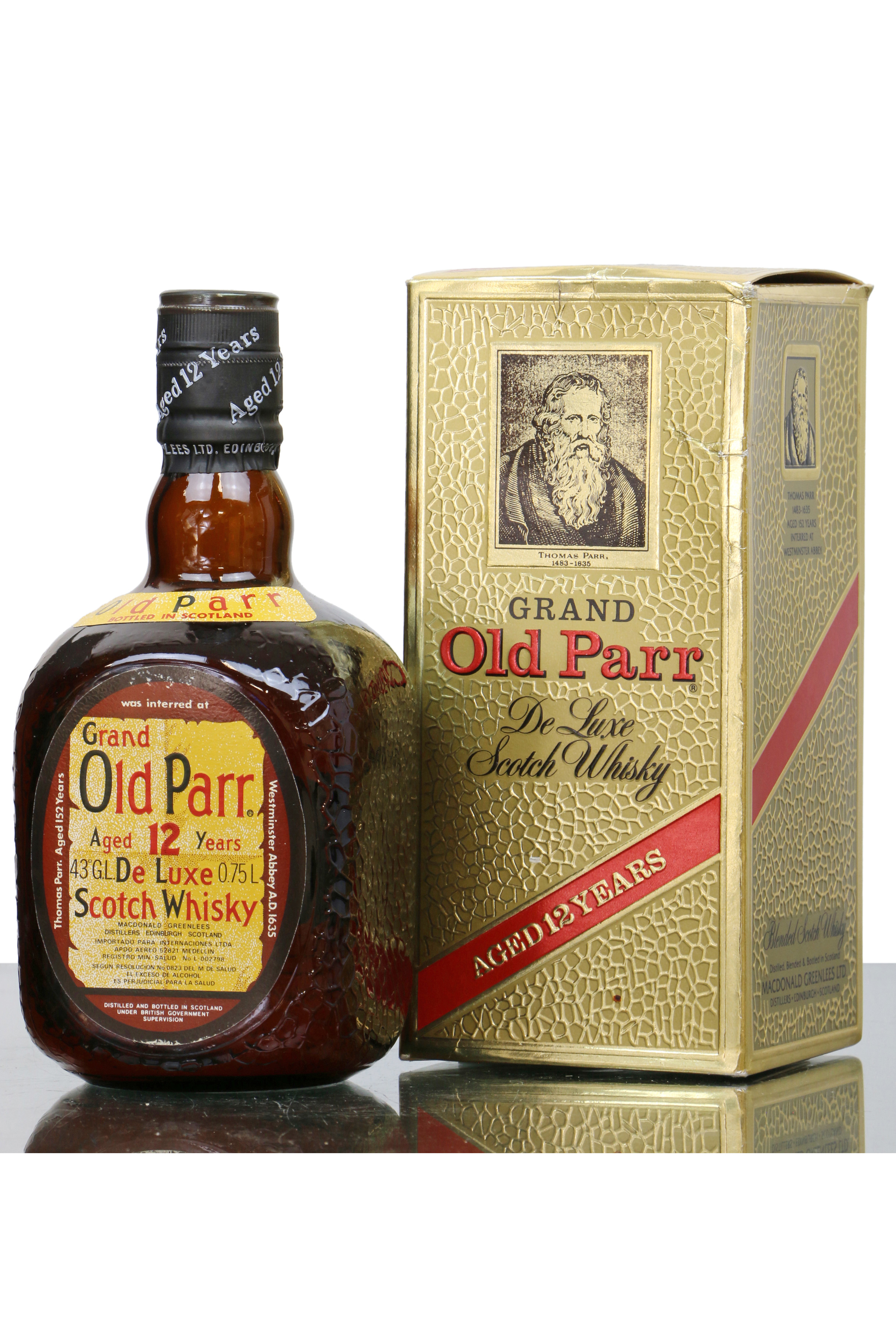 Grand Old Parr 12 Years Old - De Luxe - Just Whisky Auctions