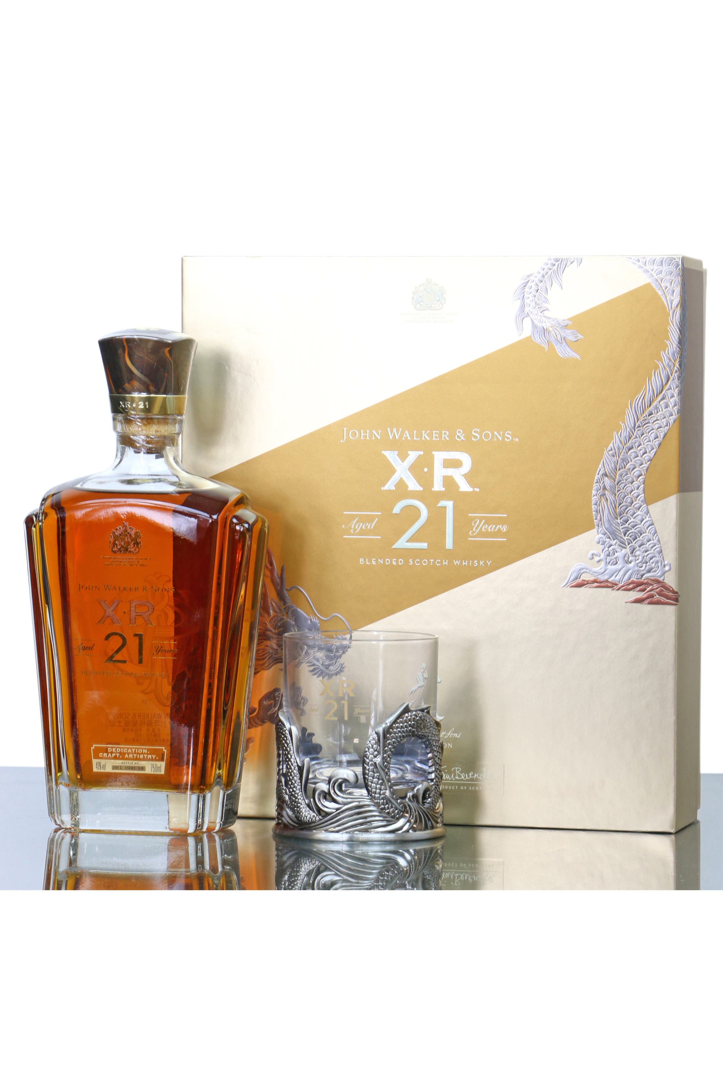 Johnnie Walker 21 Years Old - X.R Limited Edition Pack (75cl 
