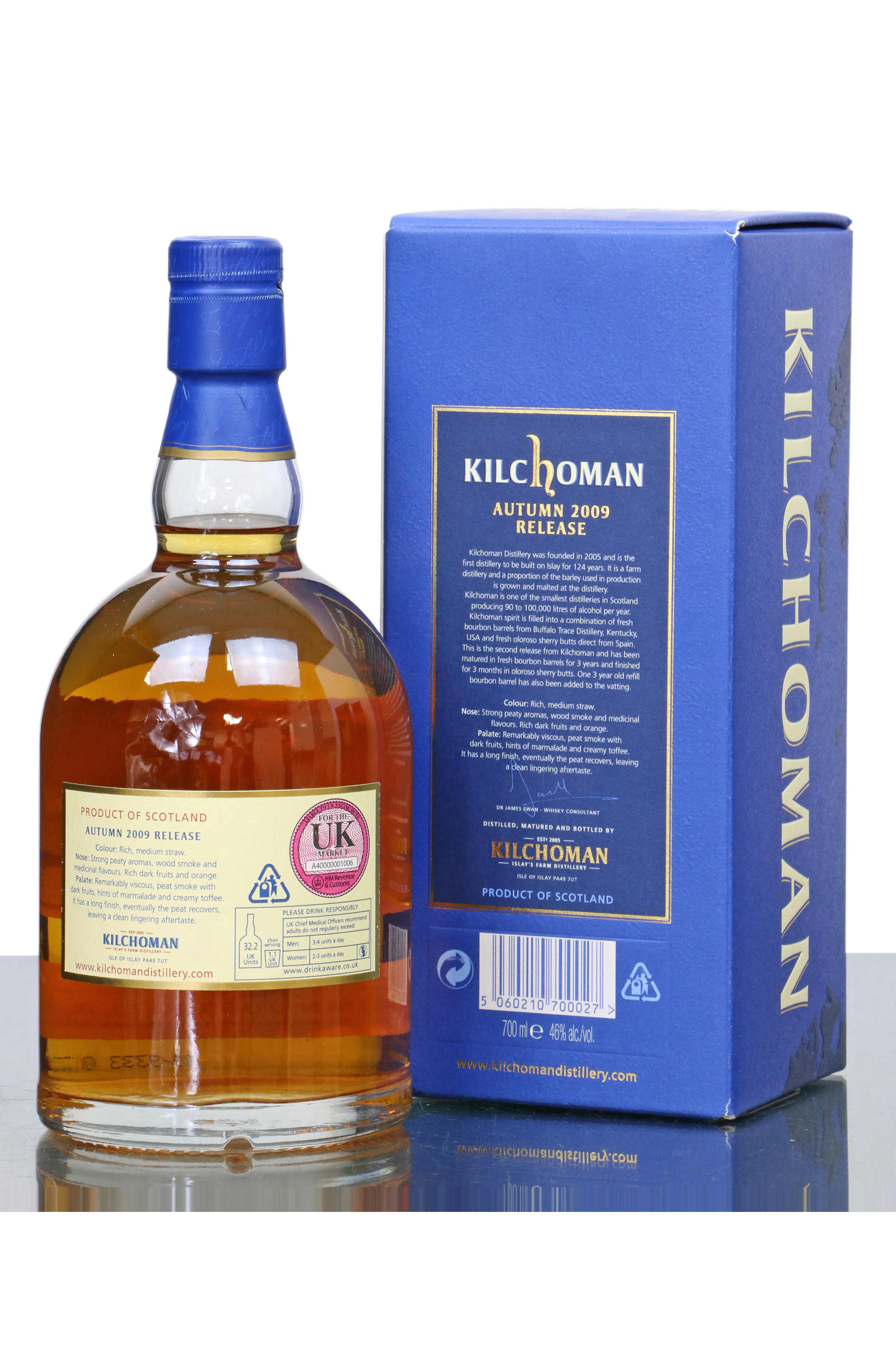 買い保障できる ※最終値下げ※【ウイスキー】キルホーマン8y(TEAM Kilchoman GLEN ウイスキー 第6弾 MUSCLE) アイラ  飲料・酒