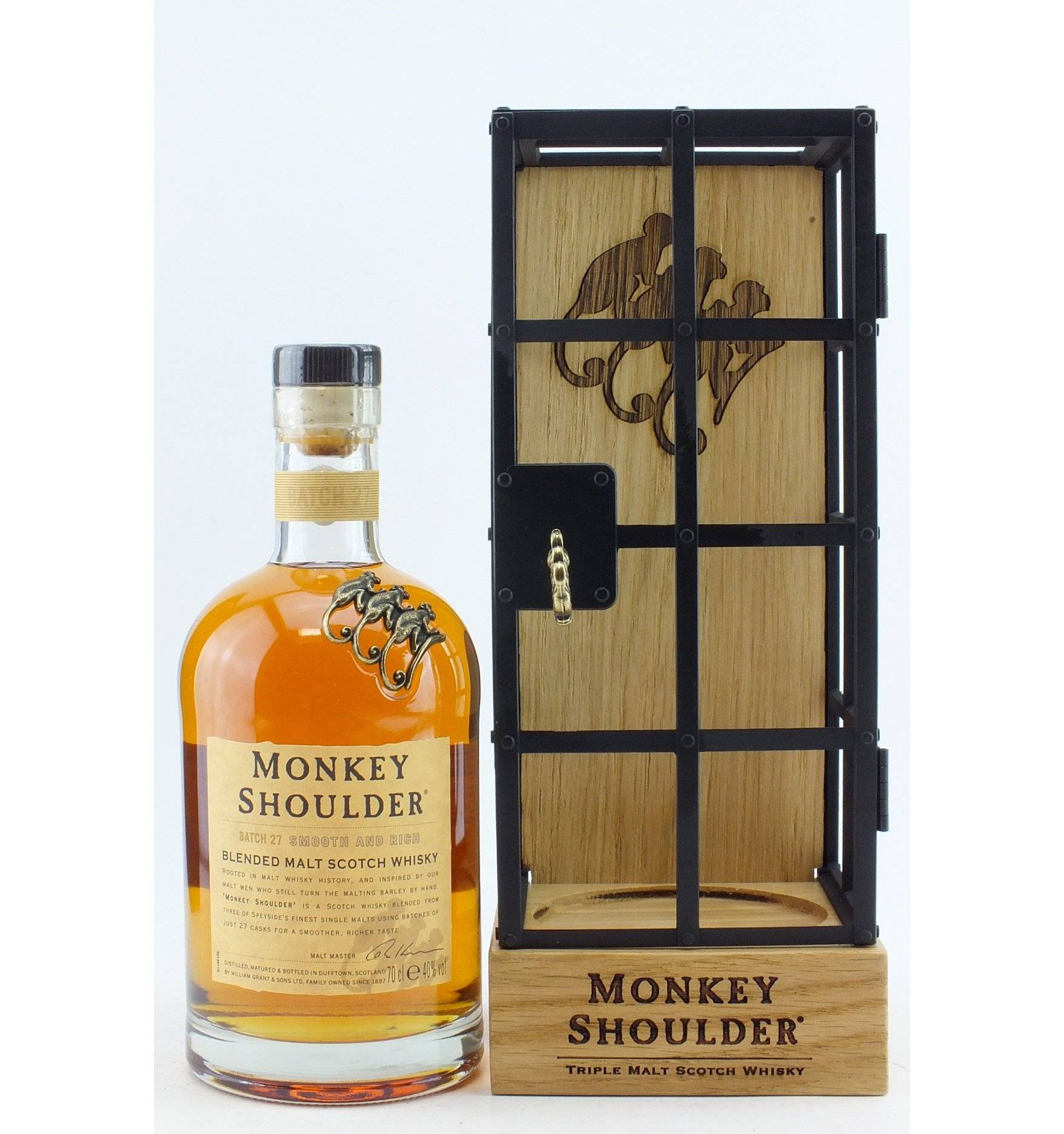 Limited Just 27 Shoulder Whisky Auctions Caged - Batch Edition - Monkey