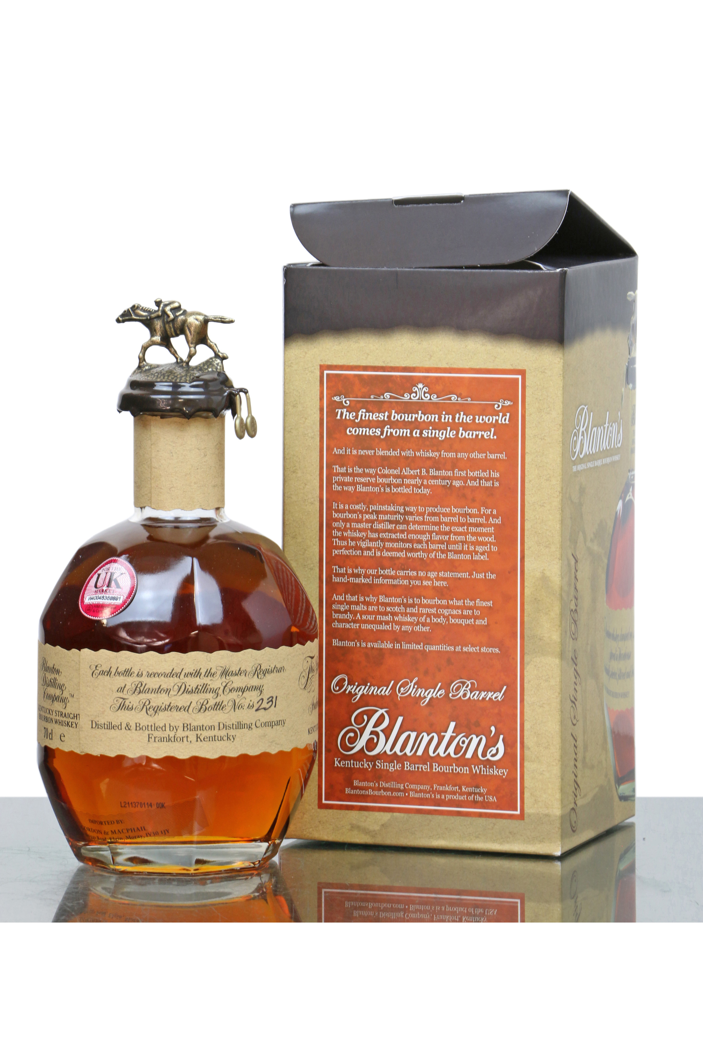 Blantons The Original Single Barrel 2021 Barrel No408 Just Whisky Auctions 0094