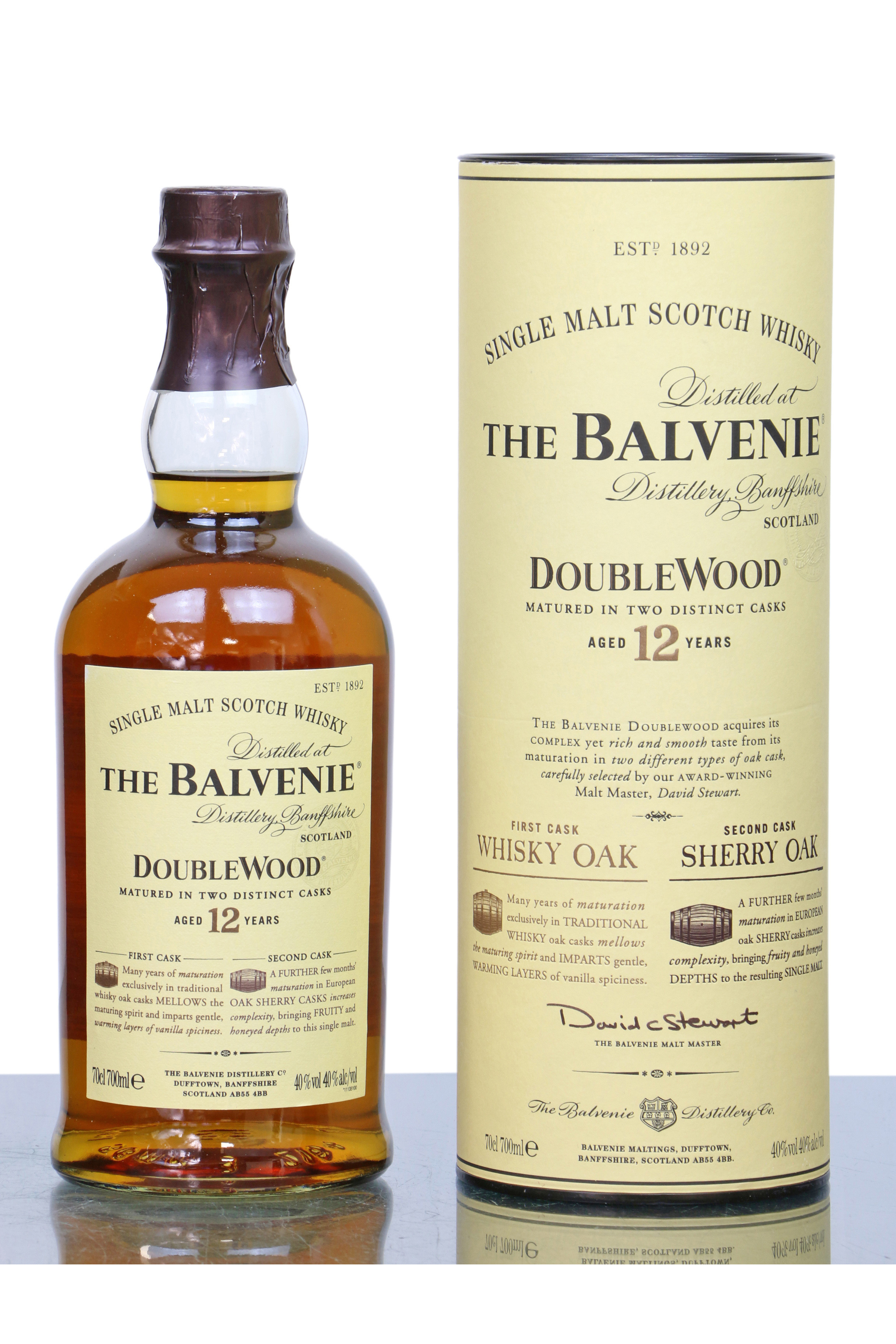 Balvenie 12 Years Old - Double Wood - Just Whisky Auctions
