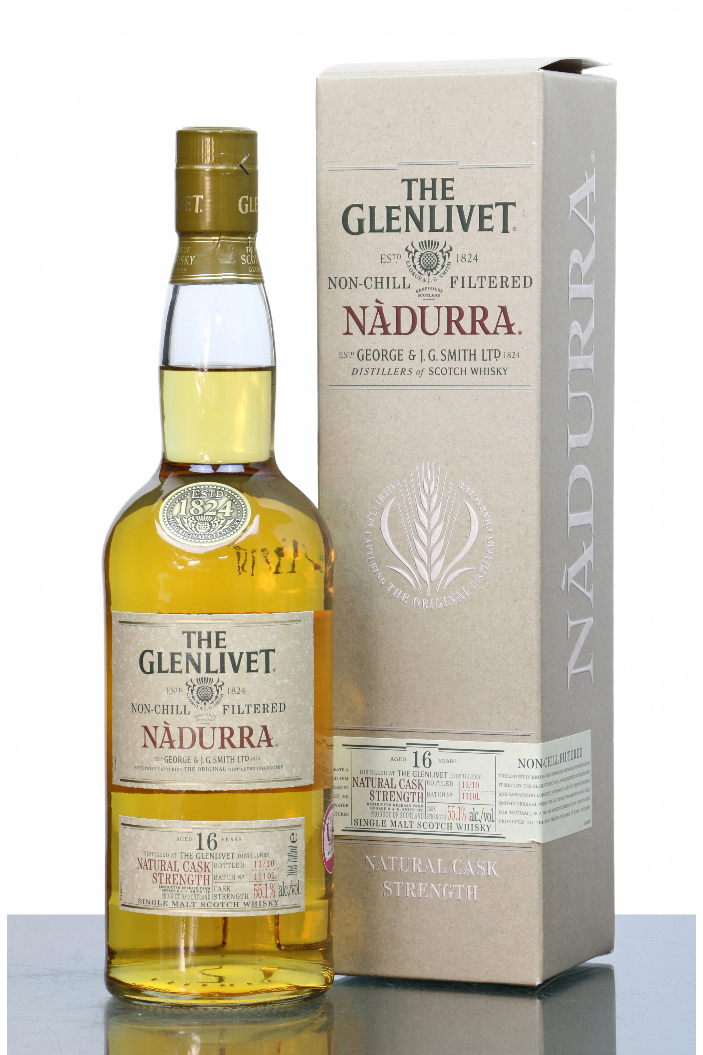 Glenlivet 16 Years Old Nadurra Cask Strength Batch 1110L Just