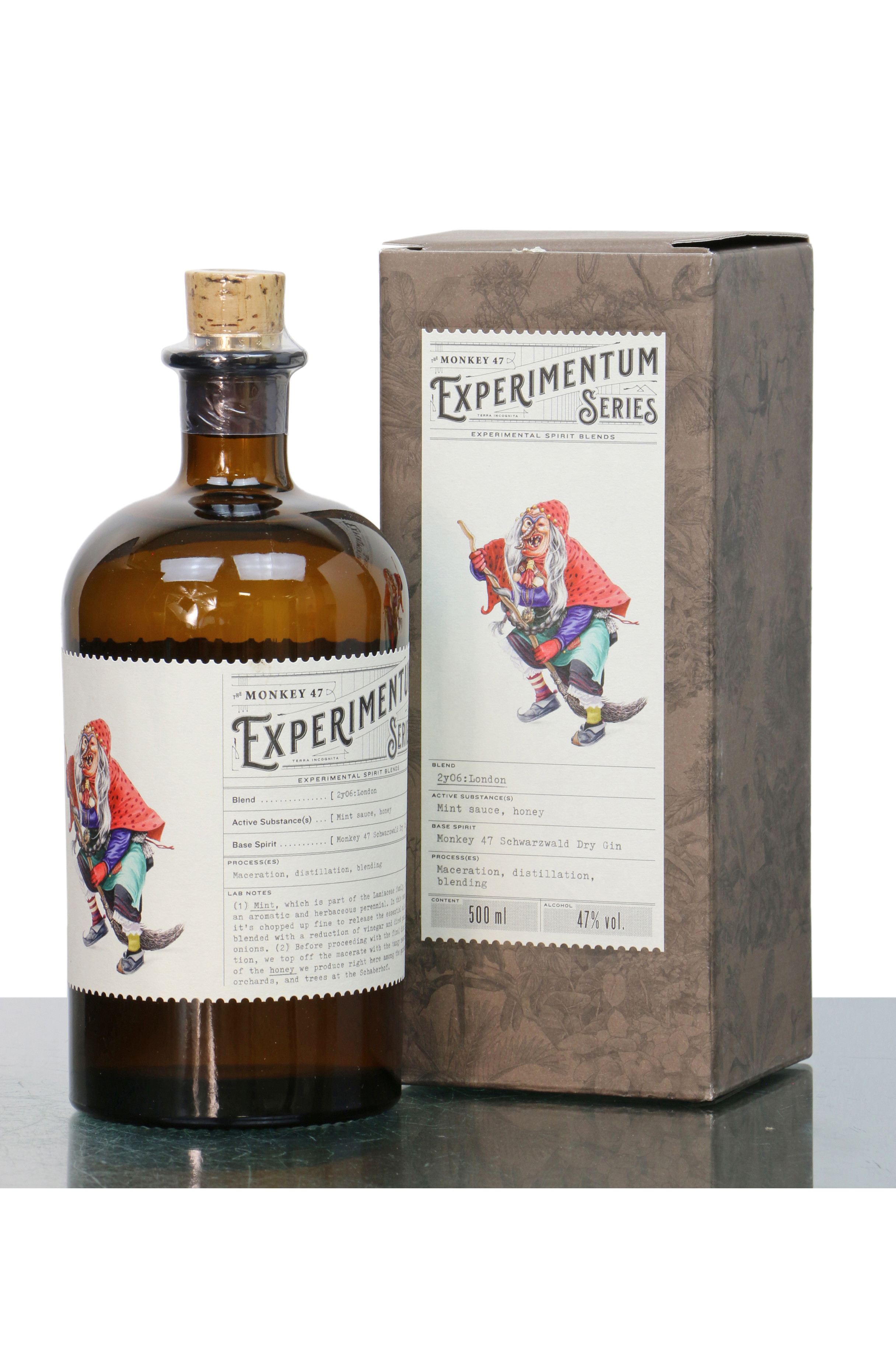 Gin Auctions Just - 2yo6 Experimentum (50cl) Series Monkey Whisky Schwarzwald - Dry London 47