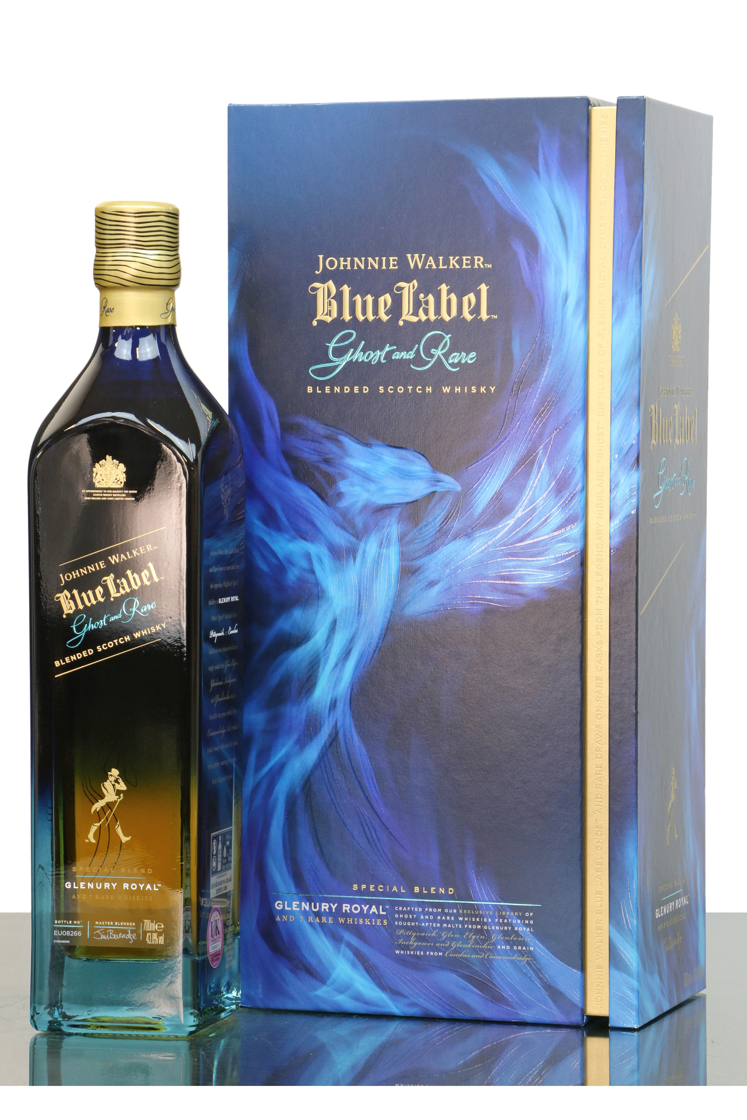 Johnnie Walker Blue Label Ghost And Rare Glenury Royal Just Whisky Auctions 3344