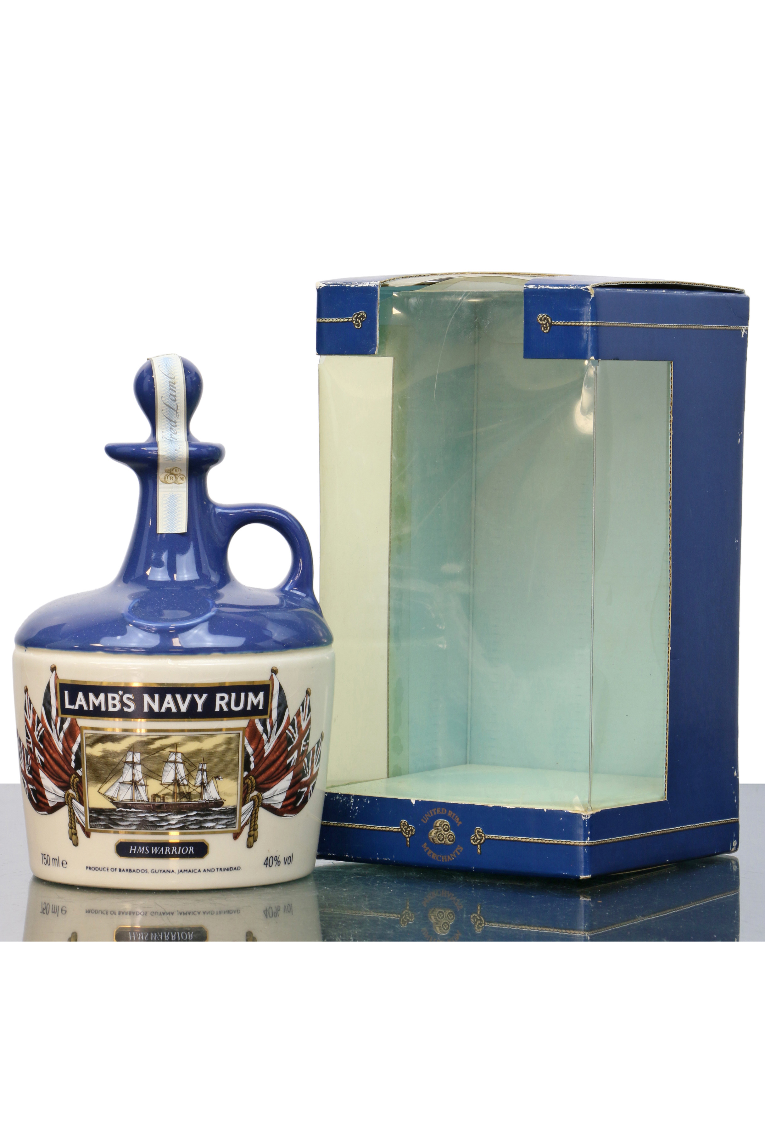 Lamb's Navy Rum - HMS Warrior Decanter - Just Whisky Auctions