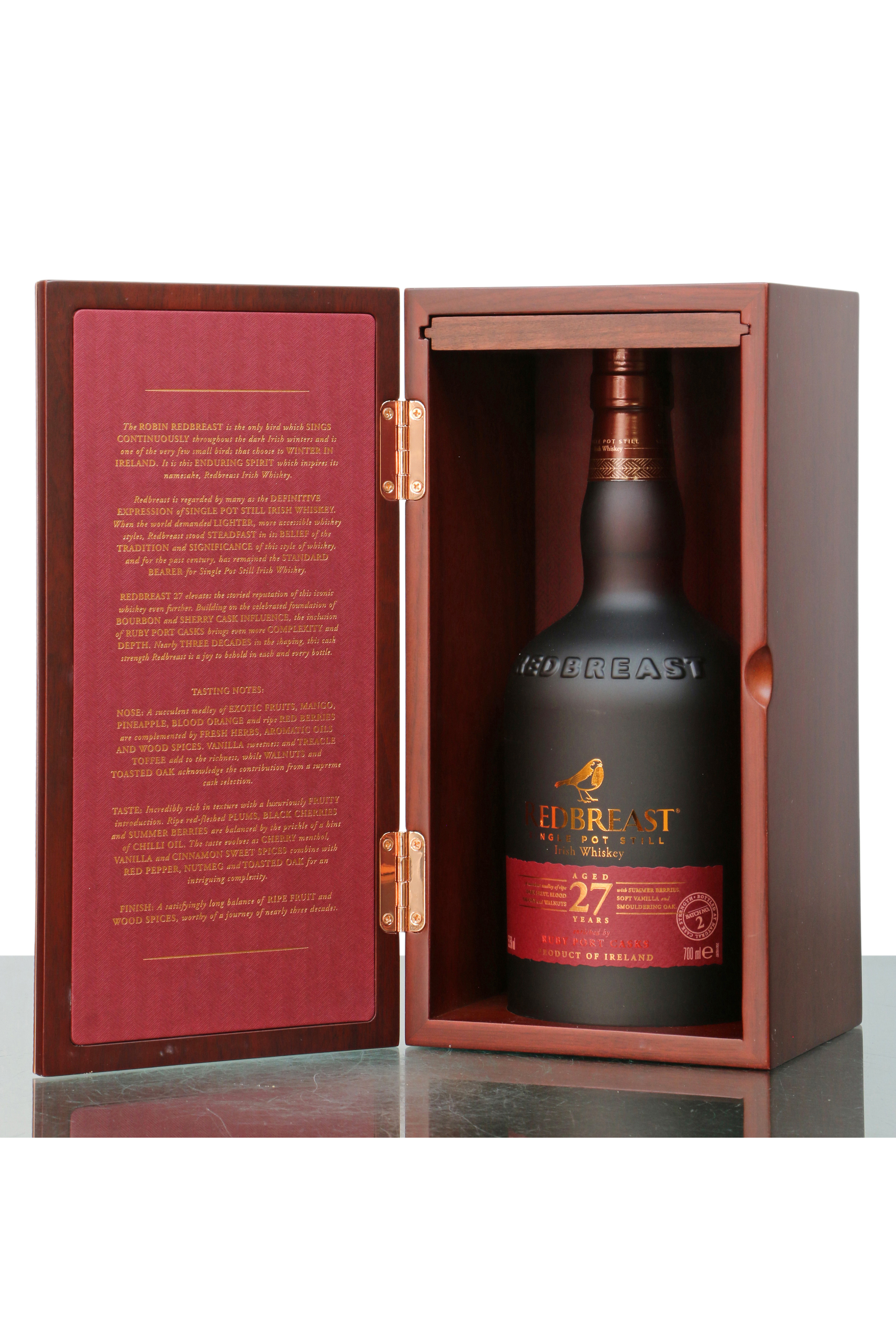 Redbreast 27 Year Old / Batch 2 Single Pot Still Irish Whiskey