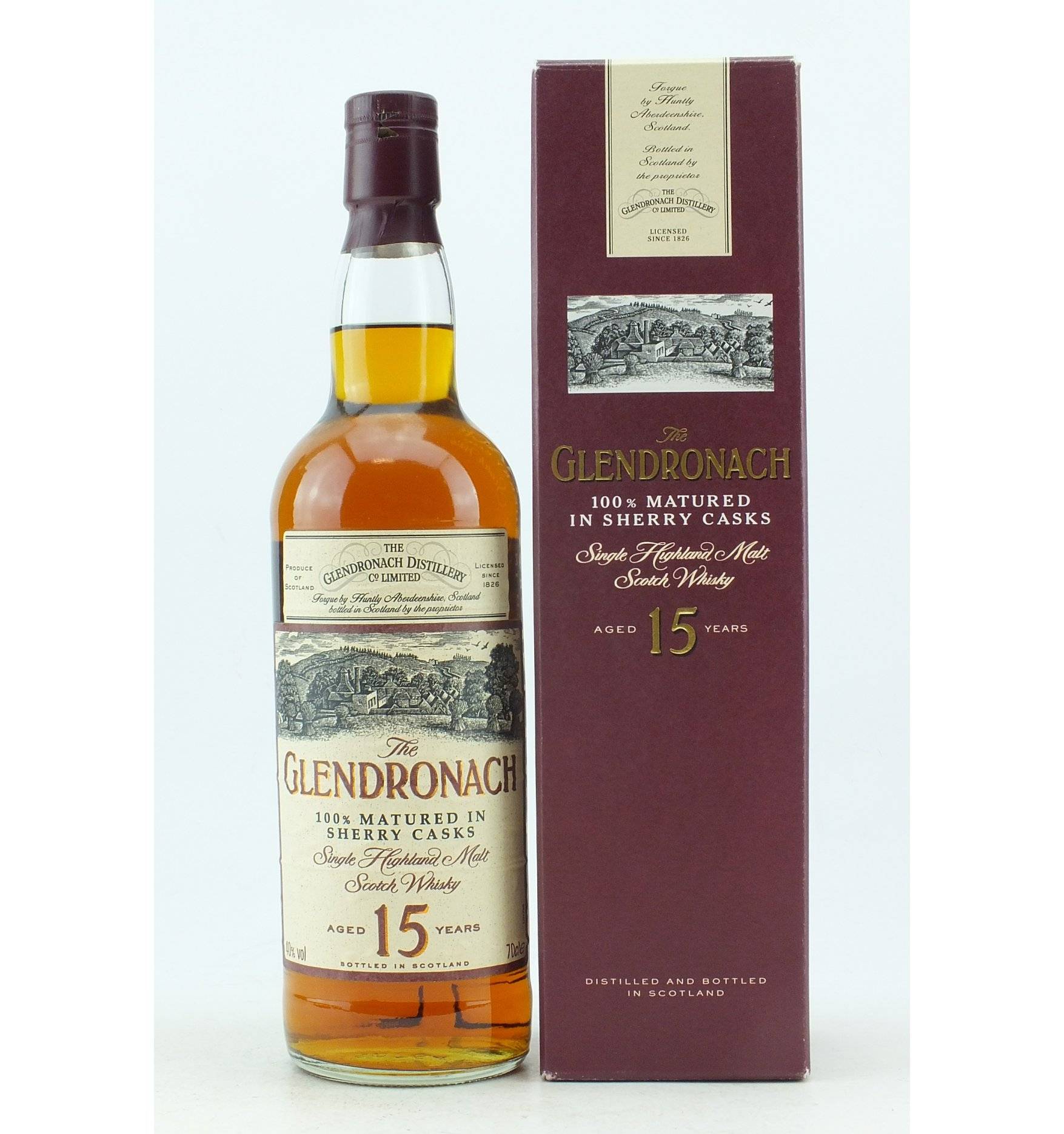 Glendronach 15 Years Old - Sherry Cask - Just Whisky Auctions
