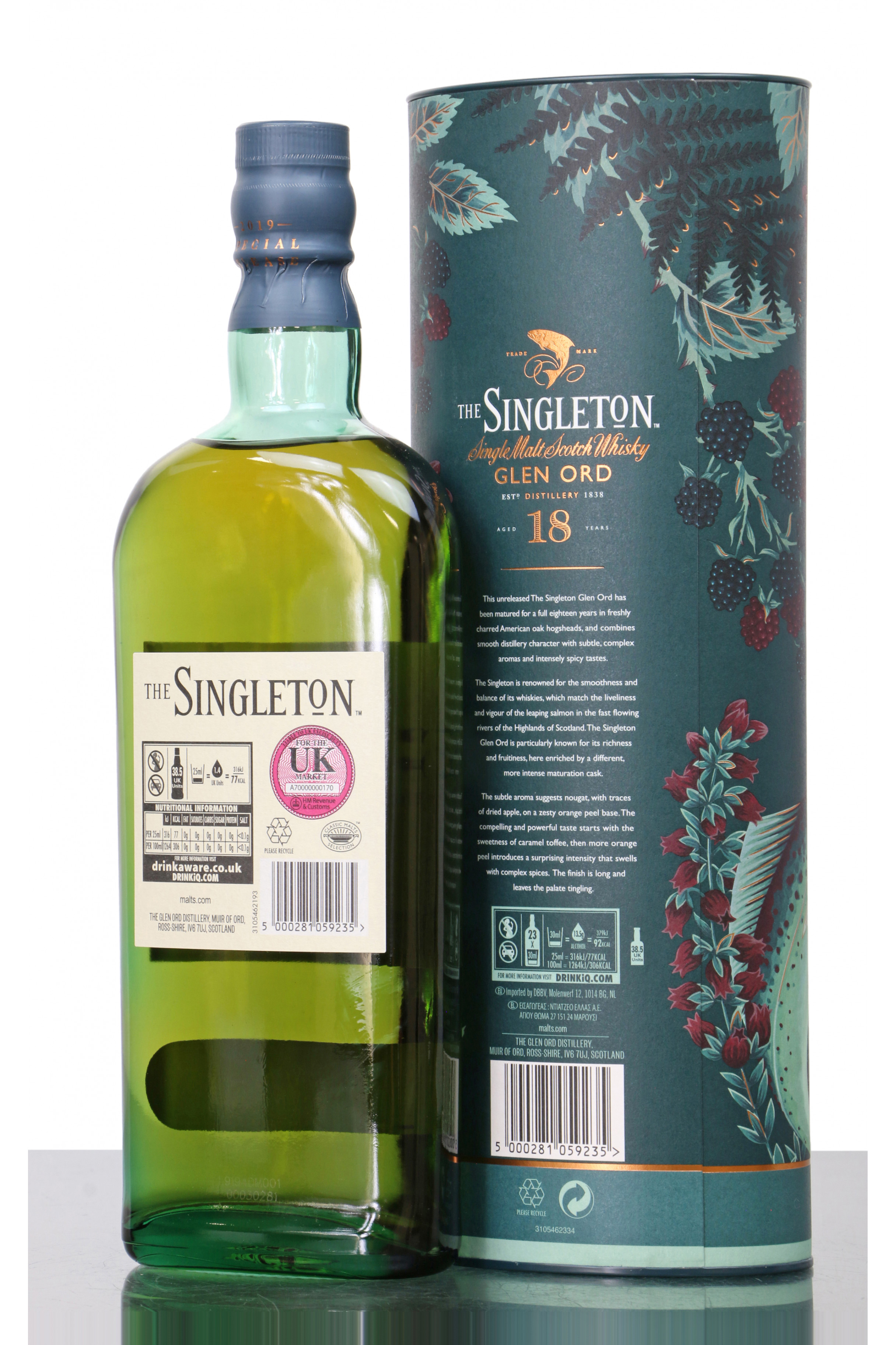 Singleton Glen Ord 18 Years Old 2019 Special Release Just Whisky Auctions 3648