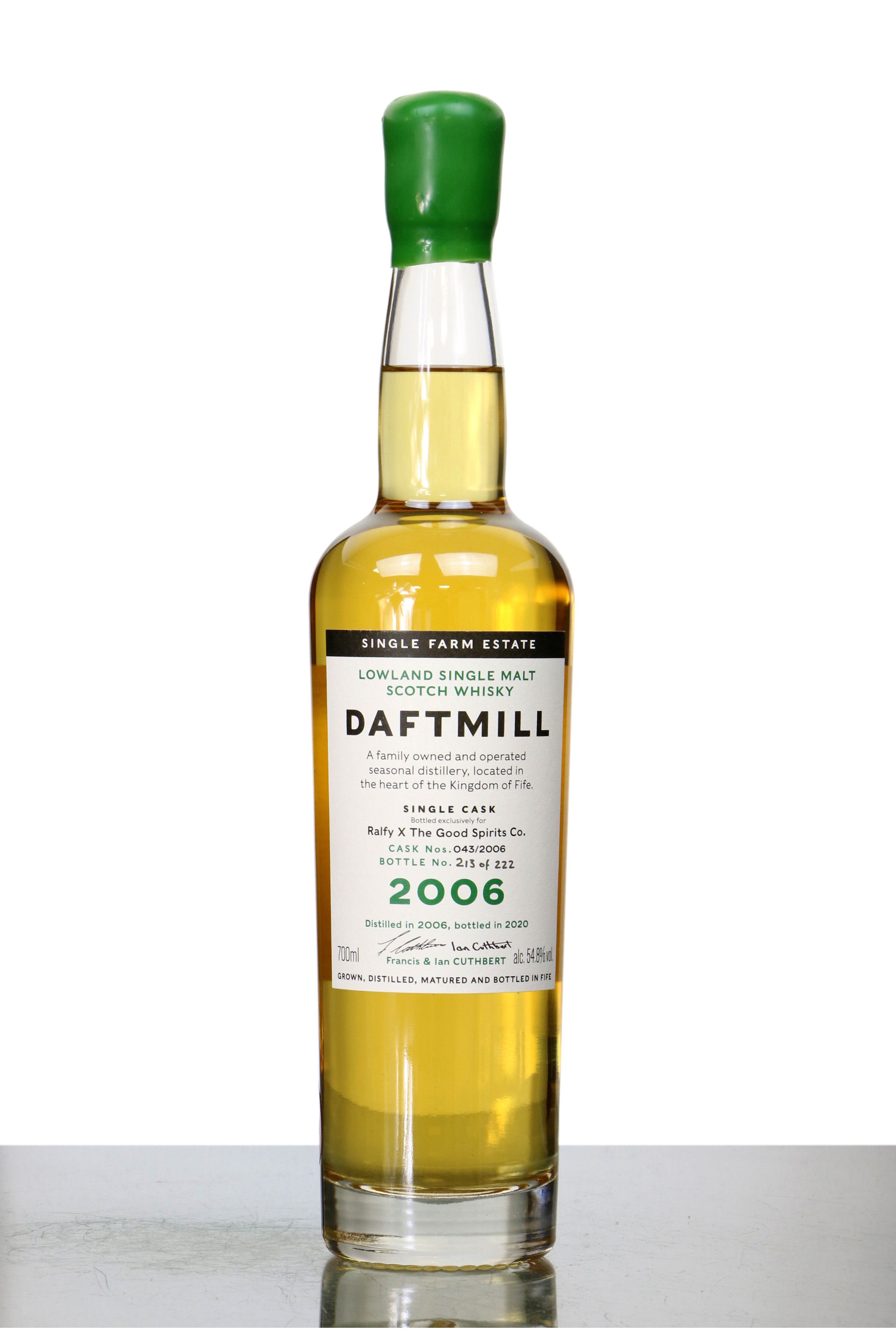 Daftmill 2006 - 2020 Ralfy X The Good Spirits Co. Single Cask No.43 ...