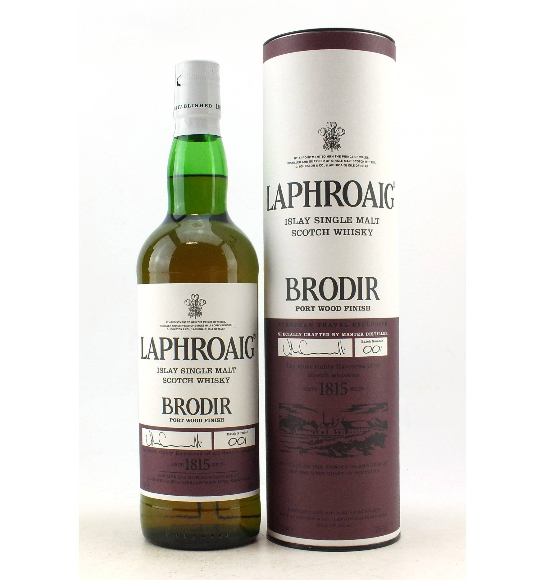 Laphroaig Brodir - Port Wood Finish Batch 1 - Just Whisky Auctions