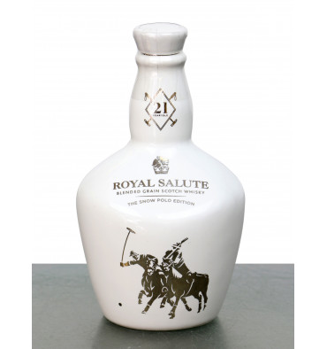 Chivas Royal Salute 21 Years Old - The Snow Polo Edition Miniature