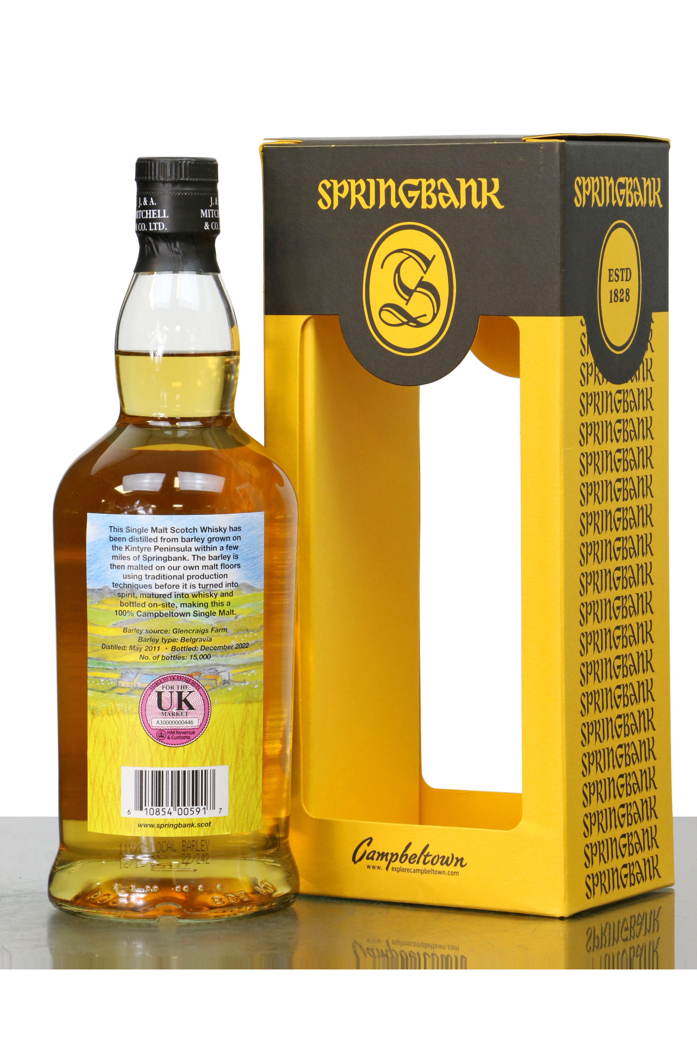 Springbank 11 Years Old 2011 Local Barley 2023 Release Just Whisky