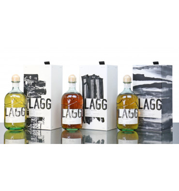 Lagg Heavily Peated - Inaugural Release Batch 1-3 (3x70cl) - Just Whisky  Auctions