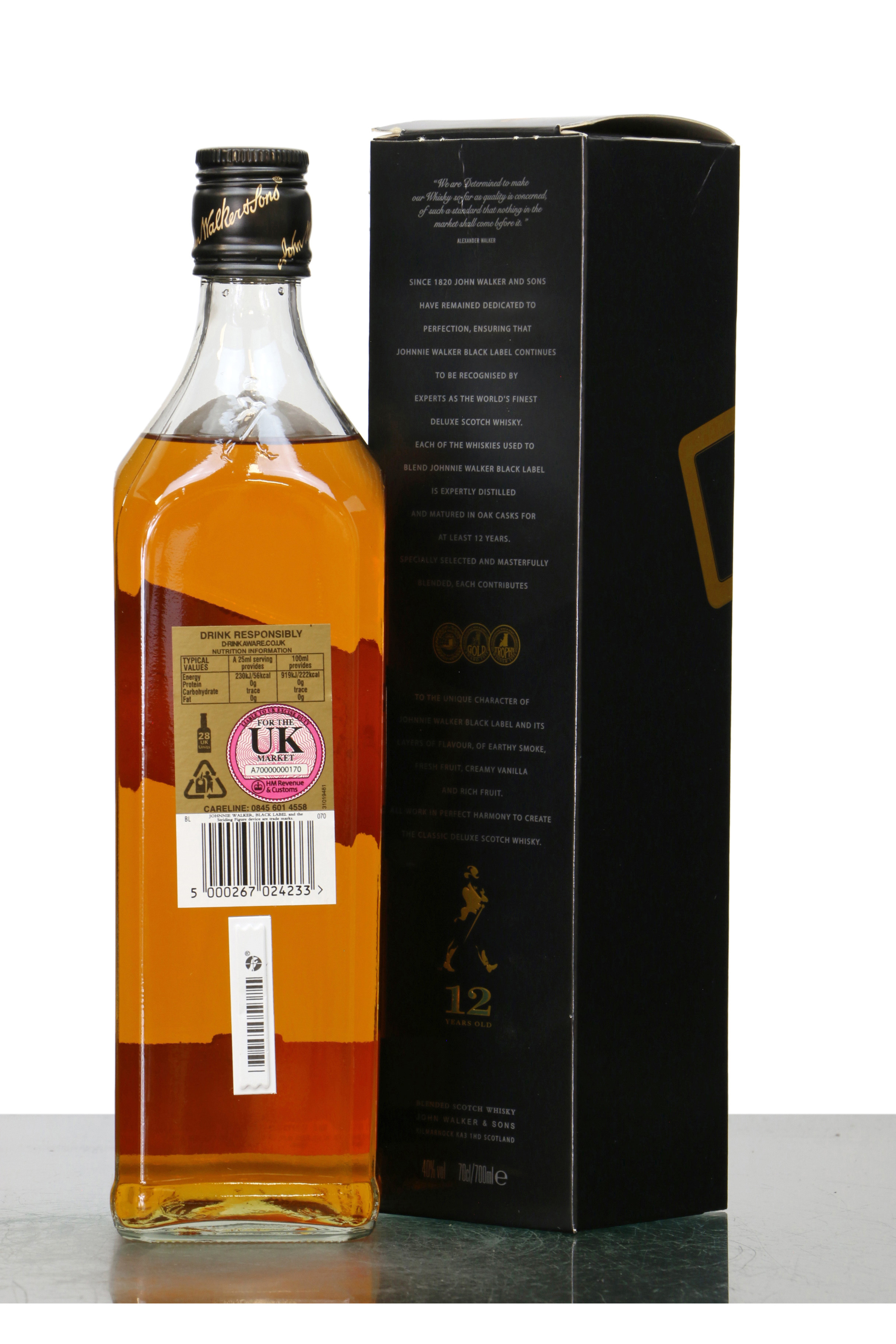 Johnnie Walker 12 Years Old - Black Label - Just Whisky Auctions