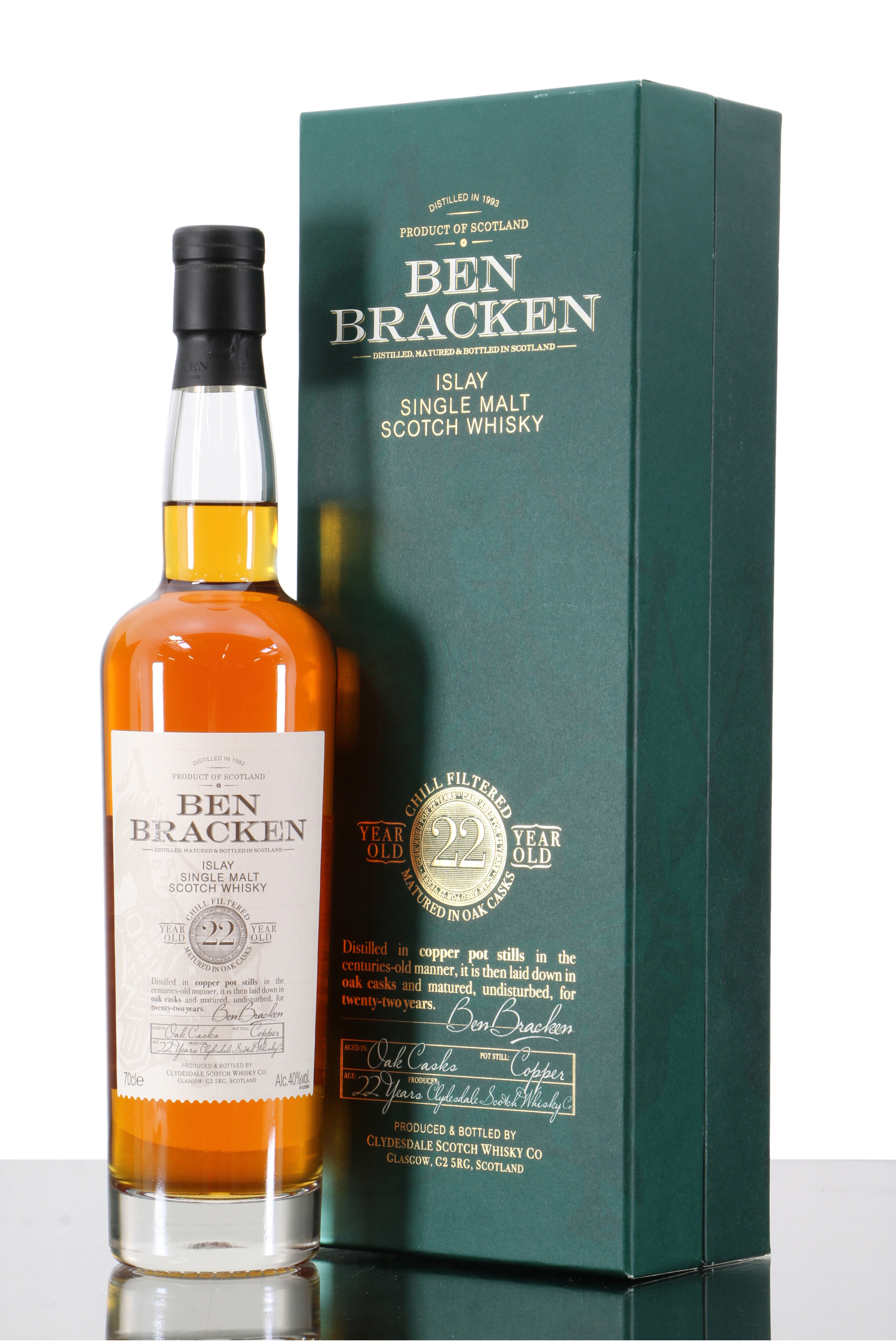 Single Bracken Just Ben Years Malt 22 Old - - Auctions Islay Whisky